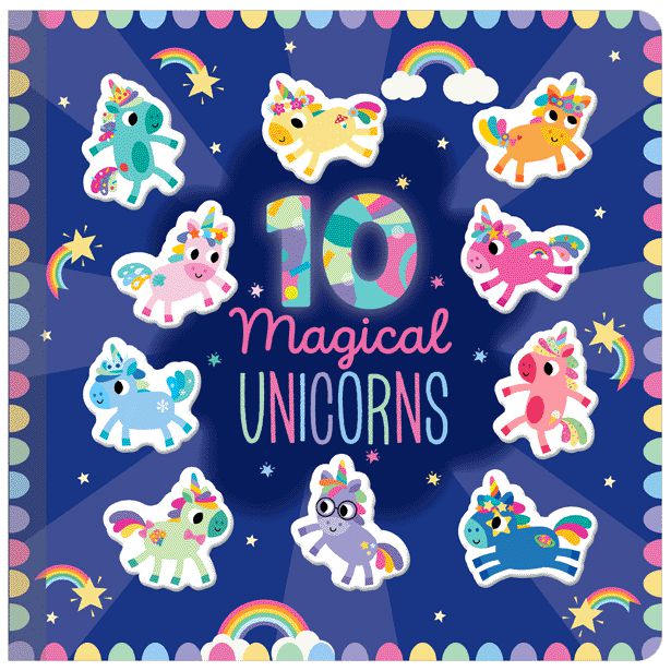 Make Believe Ideas - İngilizce 10 Sihirli Unicorn Kitap-Dinossi