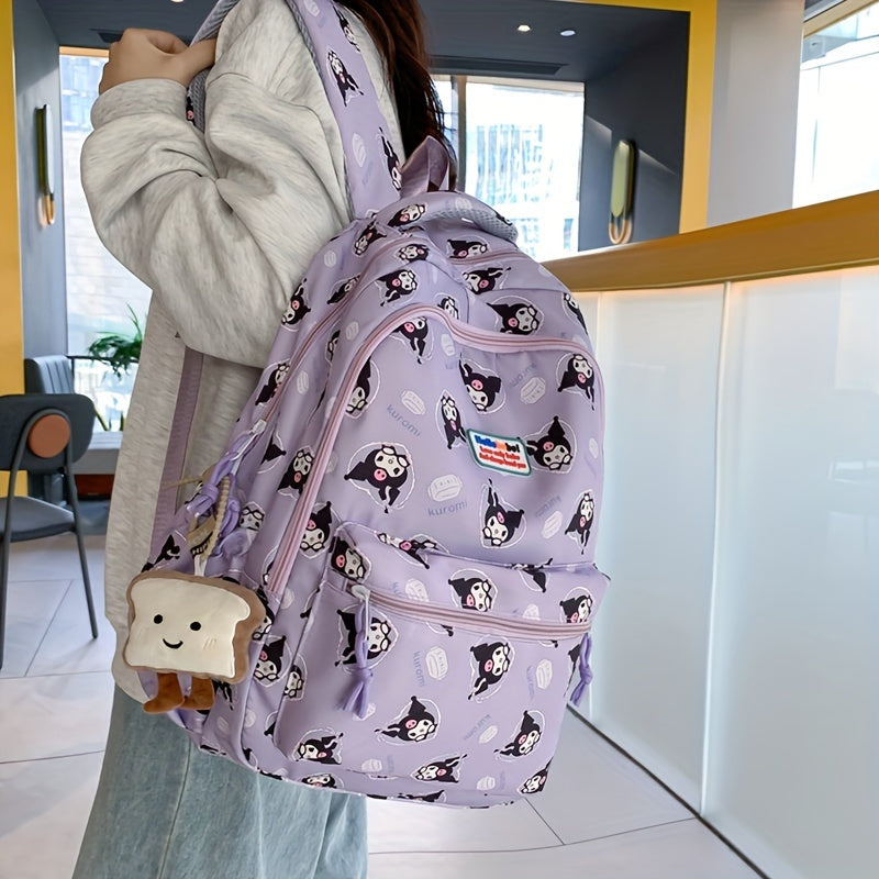 Sanrio - Kuromi Okul Sırt Çantası-Dinossi