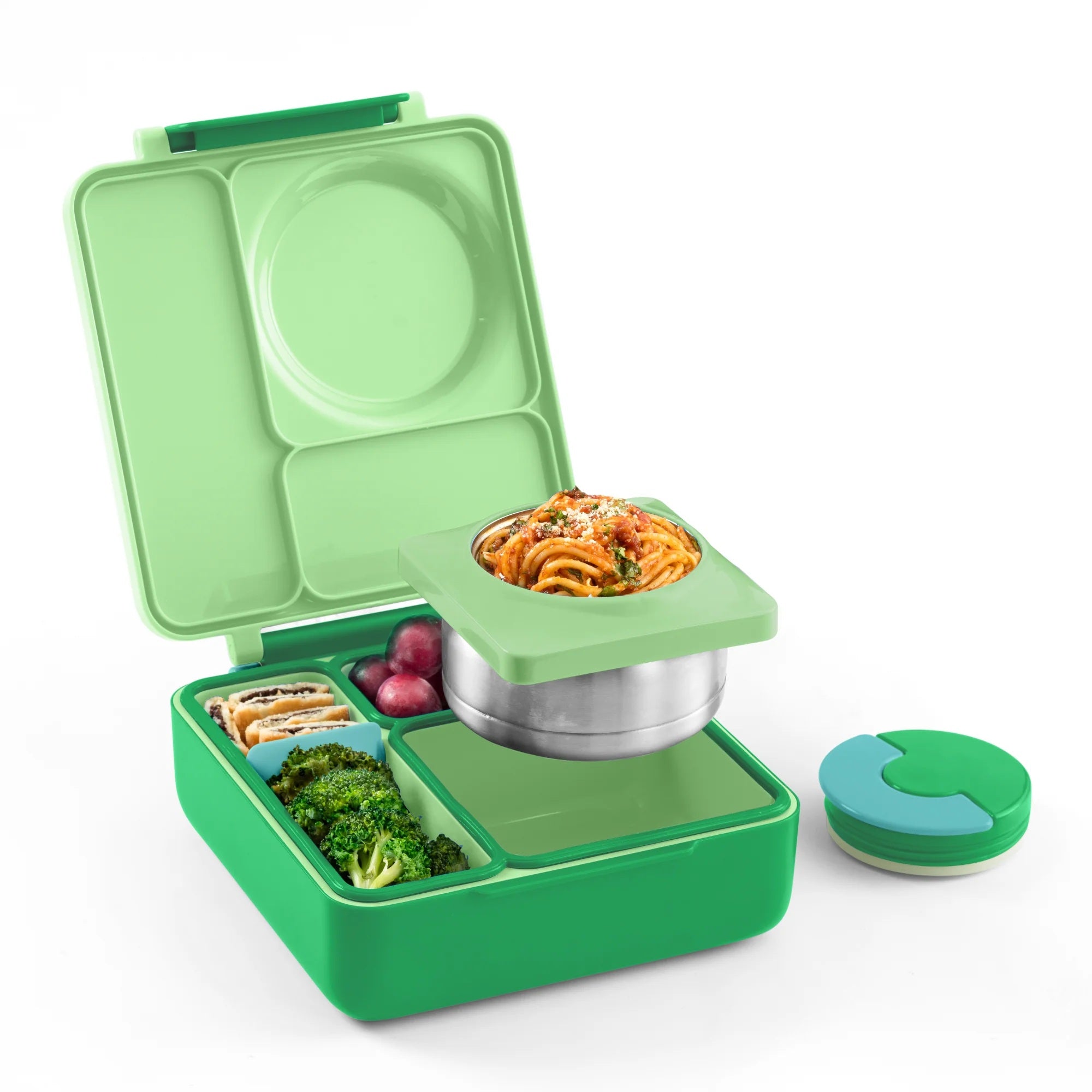 Omiebox - Warmte Geïsoleerde Appelgroene Bento Lunchbox