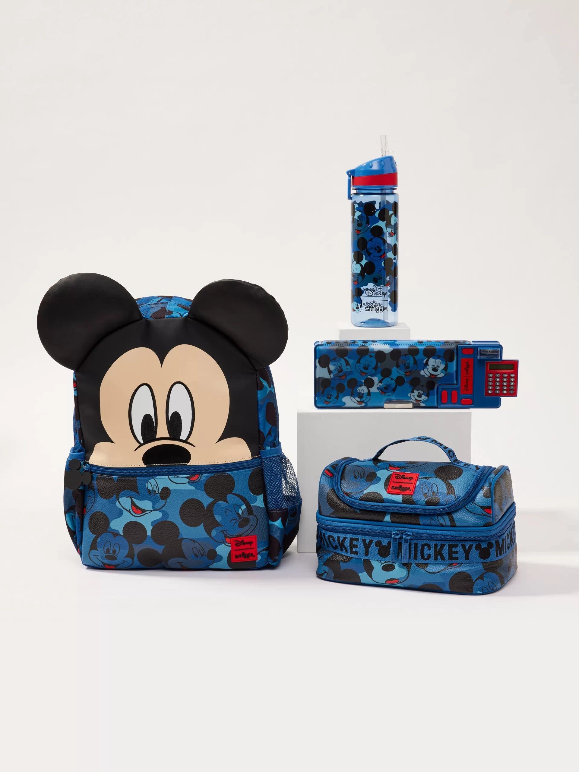 Smiggle - Mickey Mouse 4lü Junior Okul Çanta Seti-Dinossi
