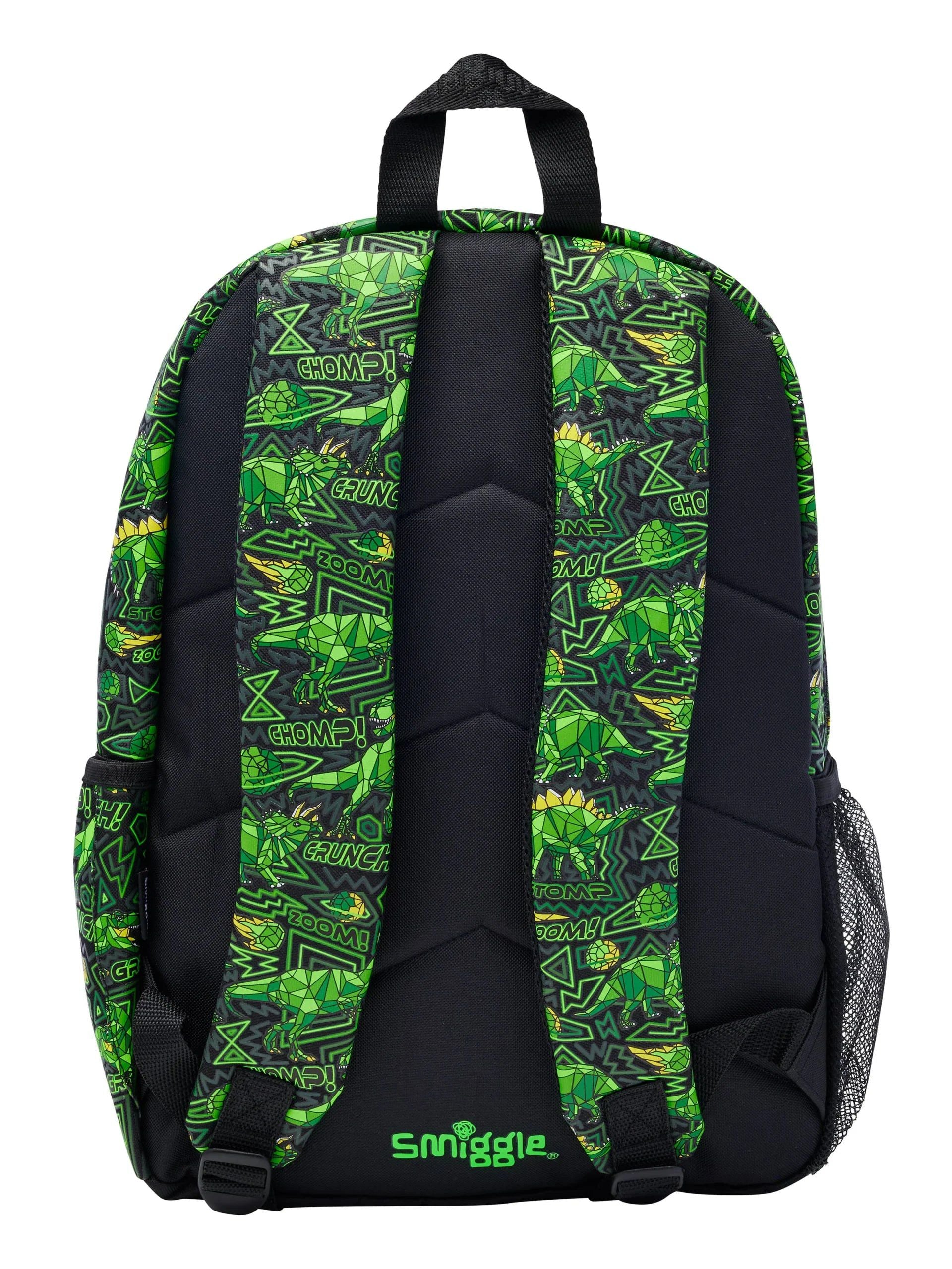 Smiggle - Wild Side 3lü Okul Çanta Seti-Dinossi