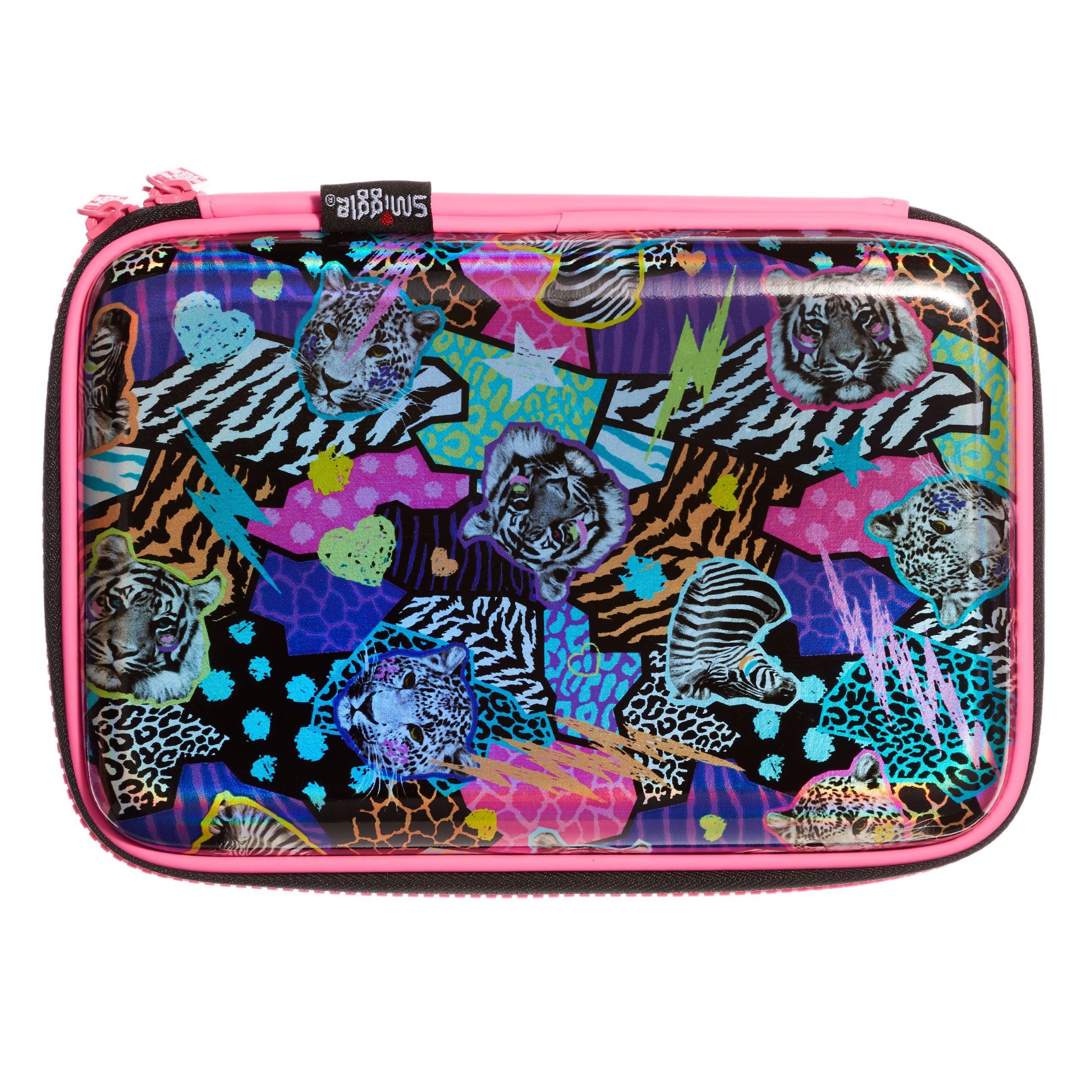 Smiggle - Galaxy Double Vahşi Hayvanlar Kalem Kutusu-Dinossi