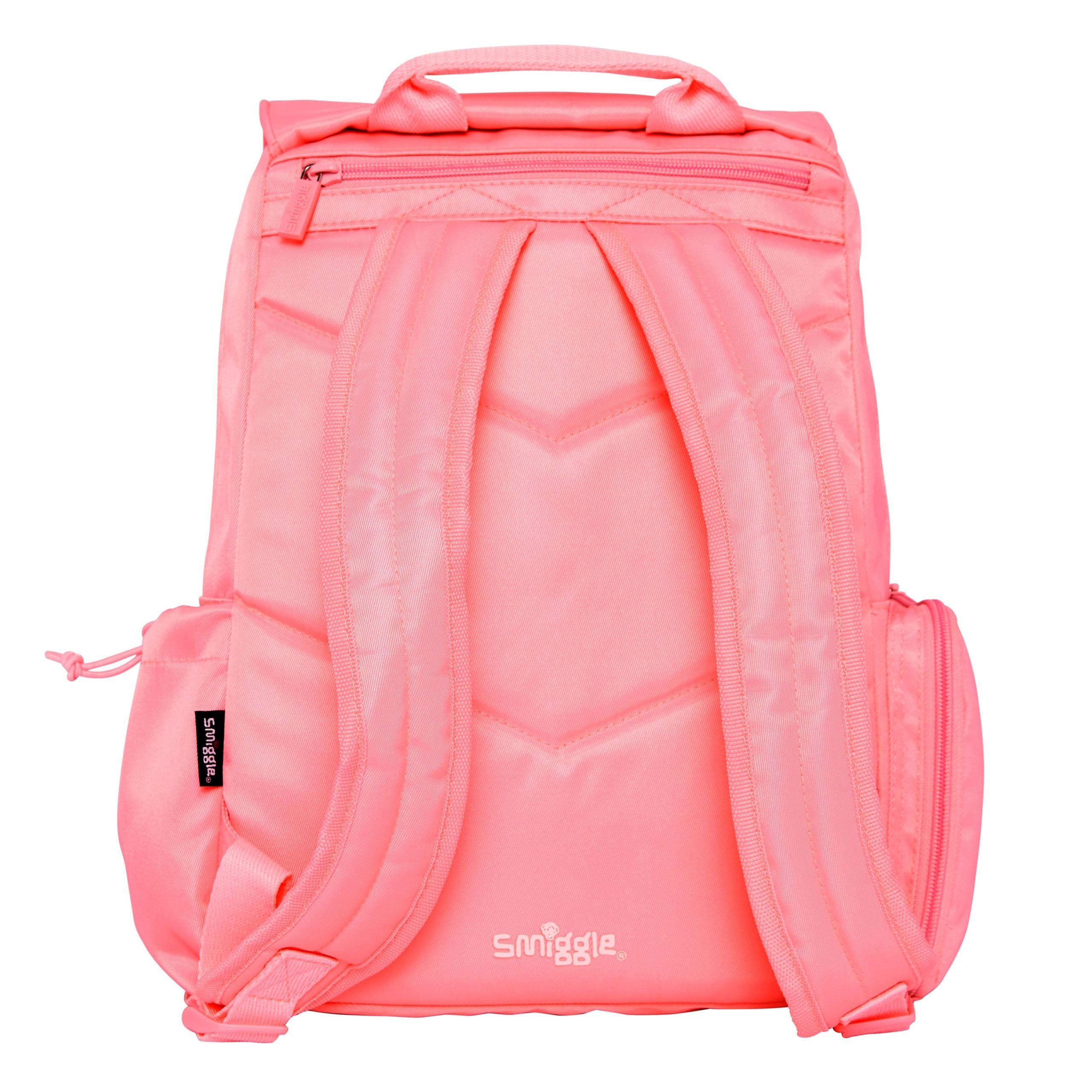 Smiggle - Sorbet Park Pembe Su Geçirmez Sırt Çantası-Dinossi