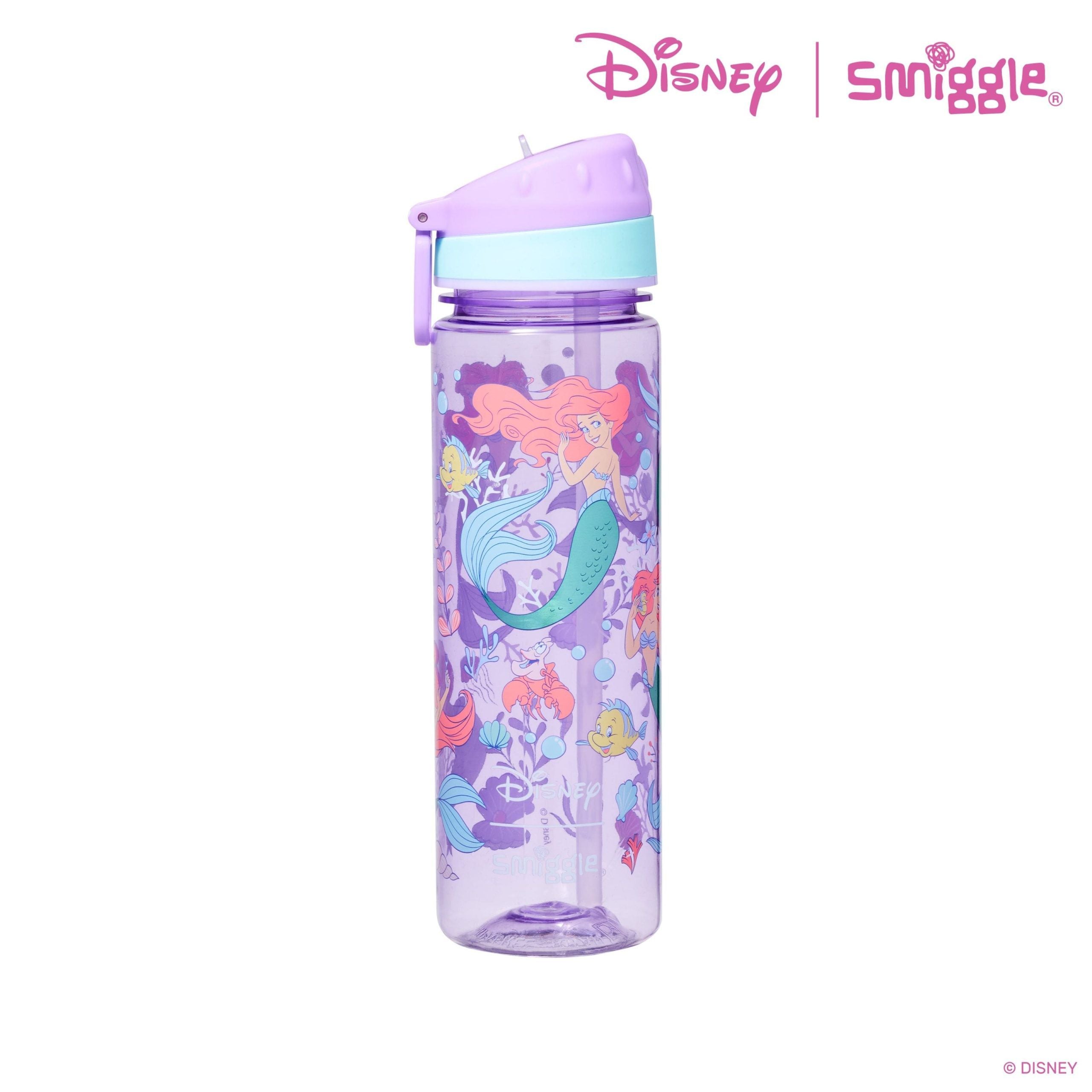 Smiggle - Disney Prenses Pipetli 650ML BPA İçermeyen Suluk-Dinossi