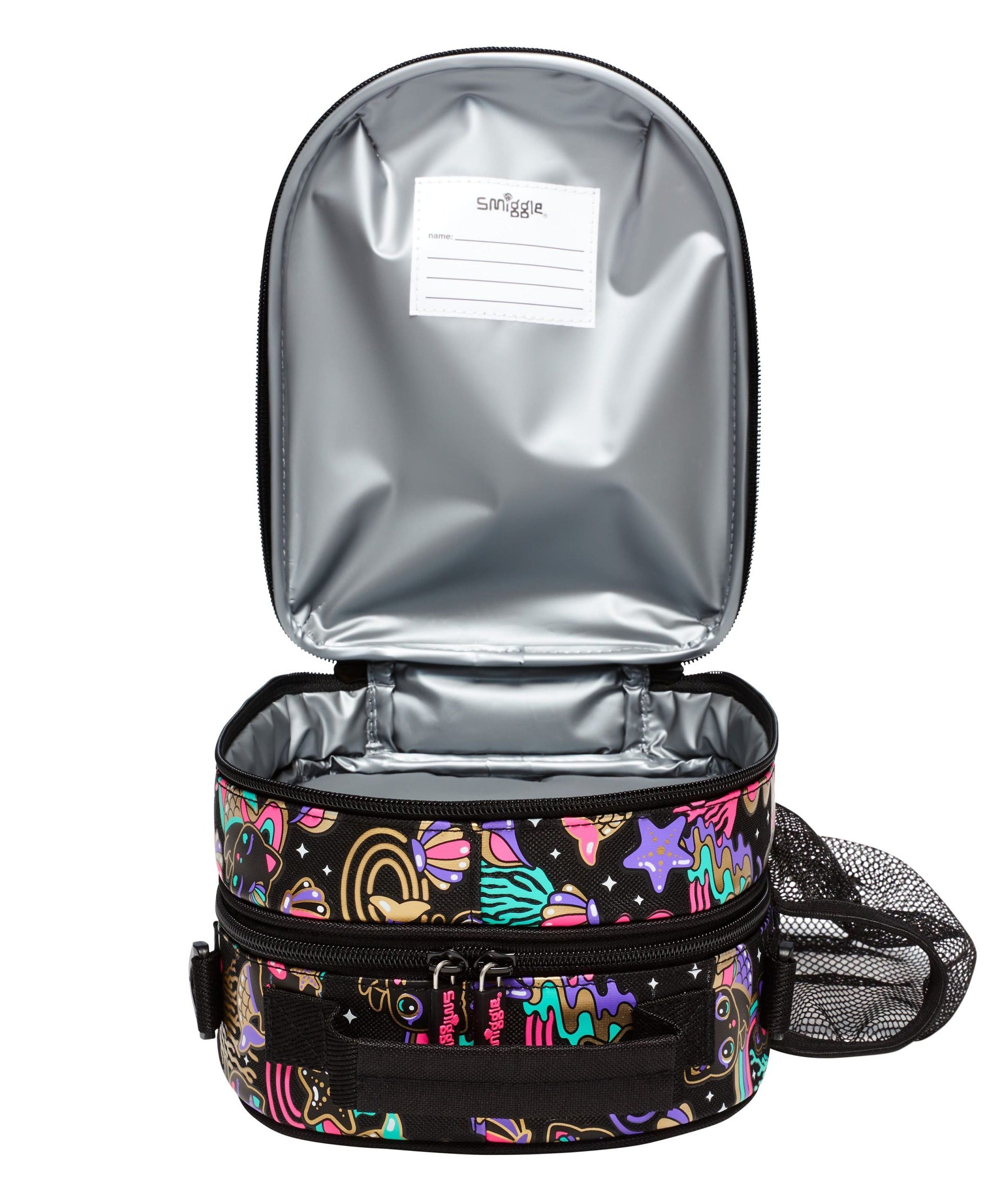 Smiggle - Hey There Askılı Hardtop Curve Beslenme Çantası-Dinossi