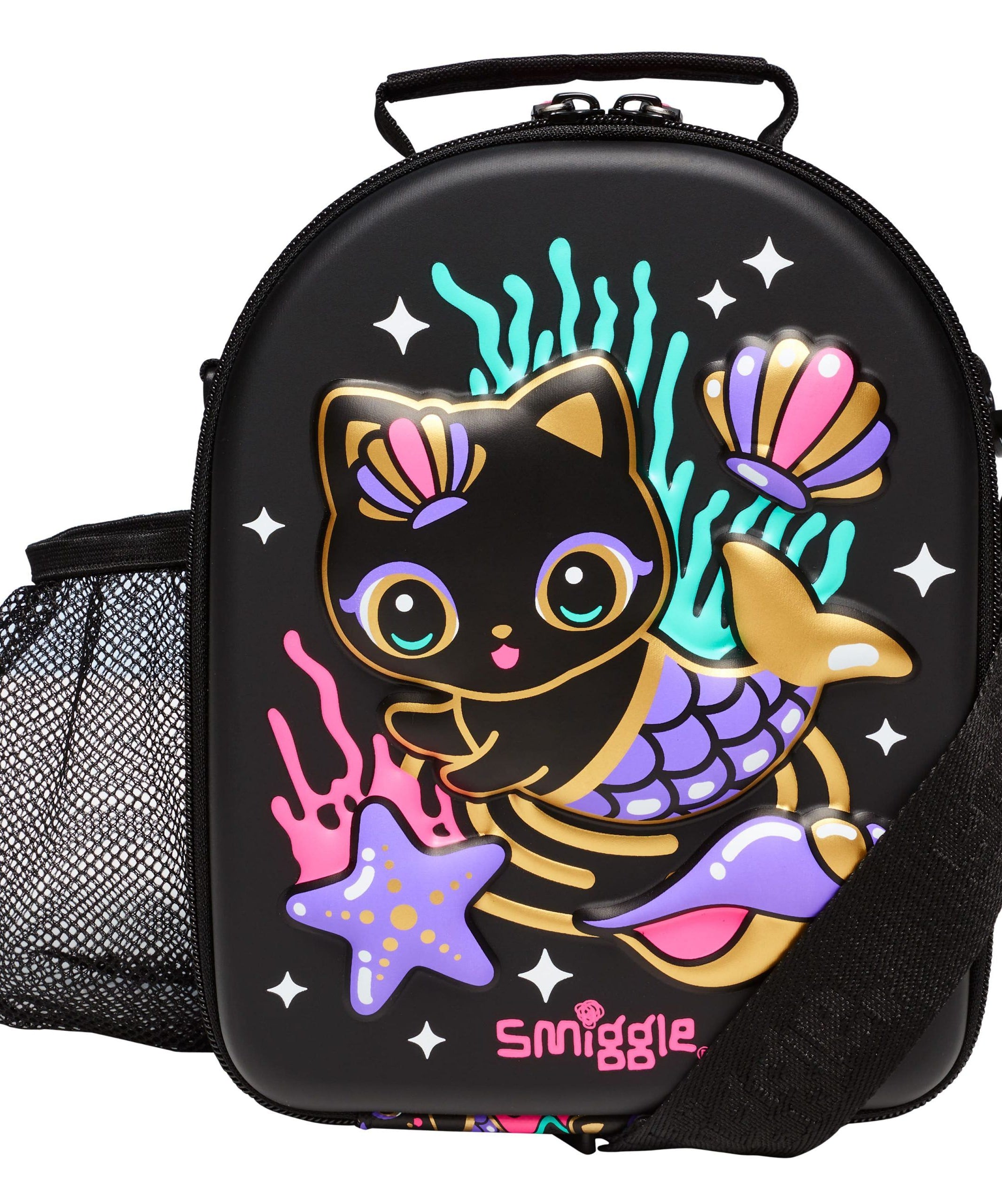 Smiggle - Hey There Askılı Hardtop Curve Beslenme Çantası-Dinossi