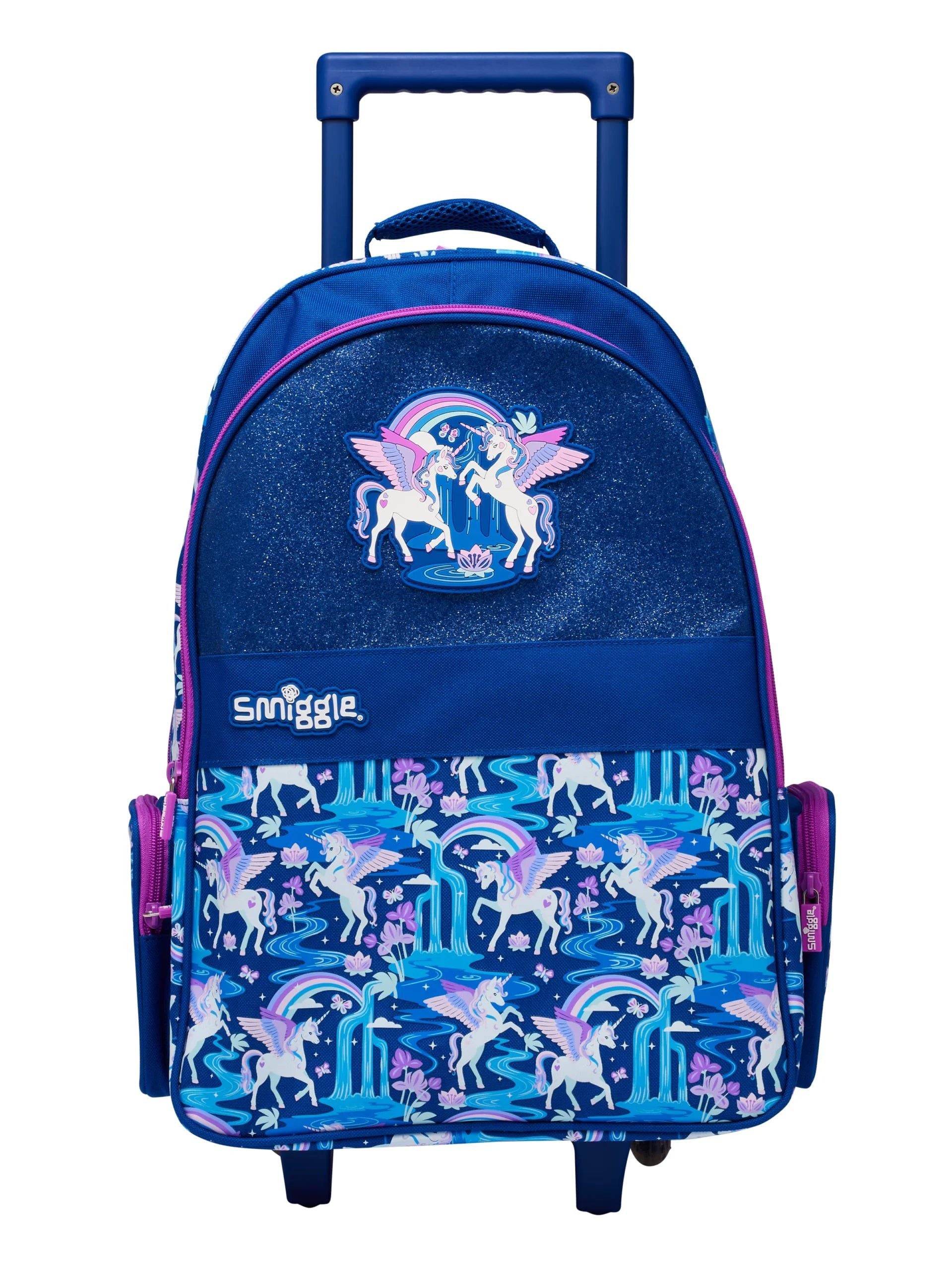 Smiggle - Away Çekçekli Işıklı Sırt Çantası-Dinossi