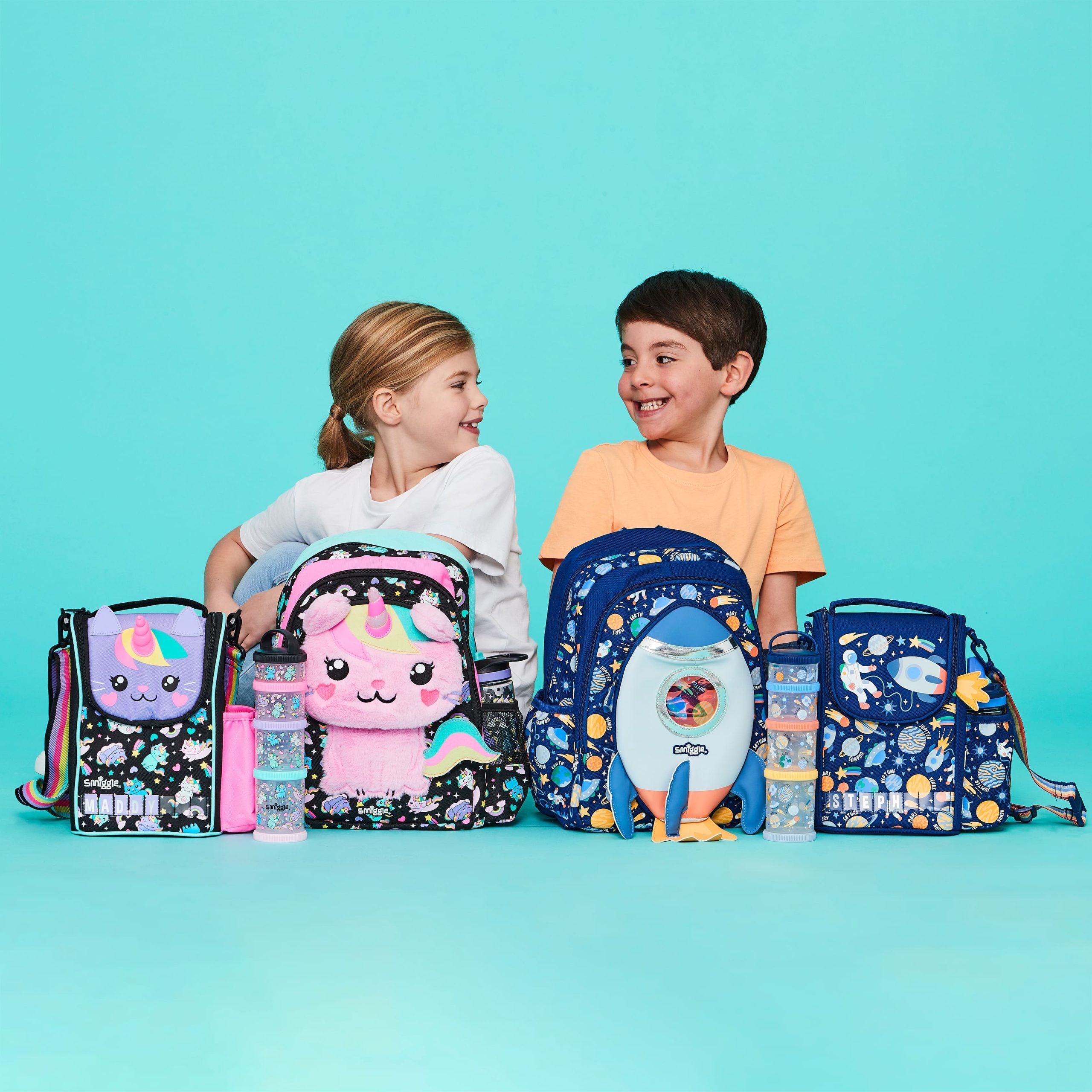 Smiggle - Sky Hi Junior Anaokulu Sırt Çantası-Dinossi