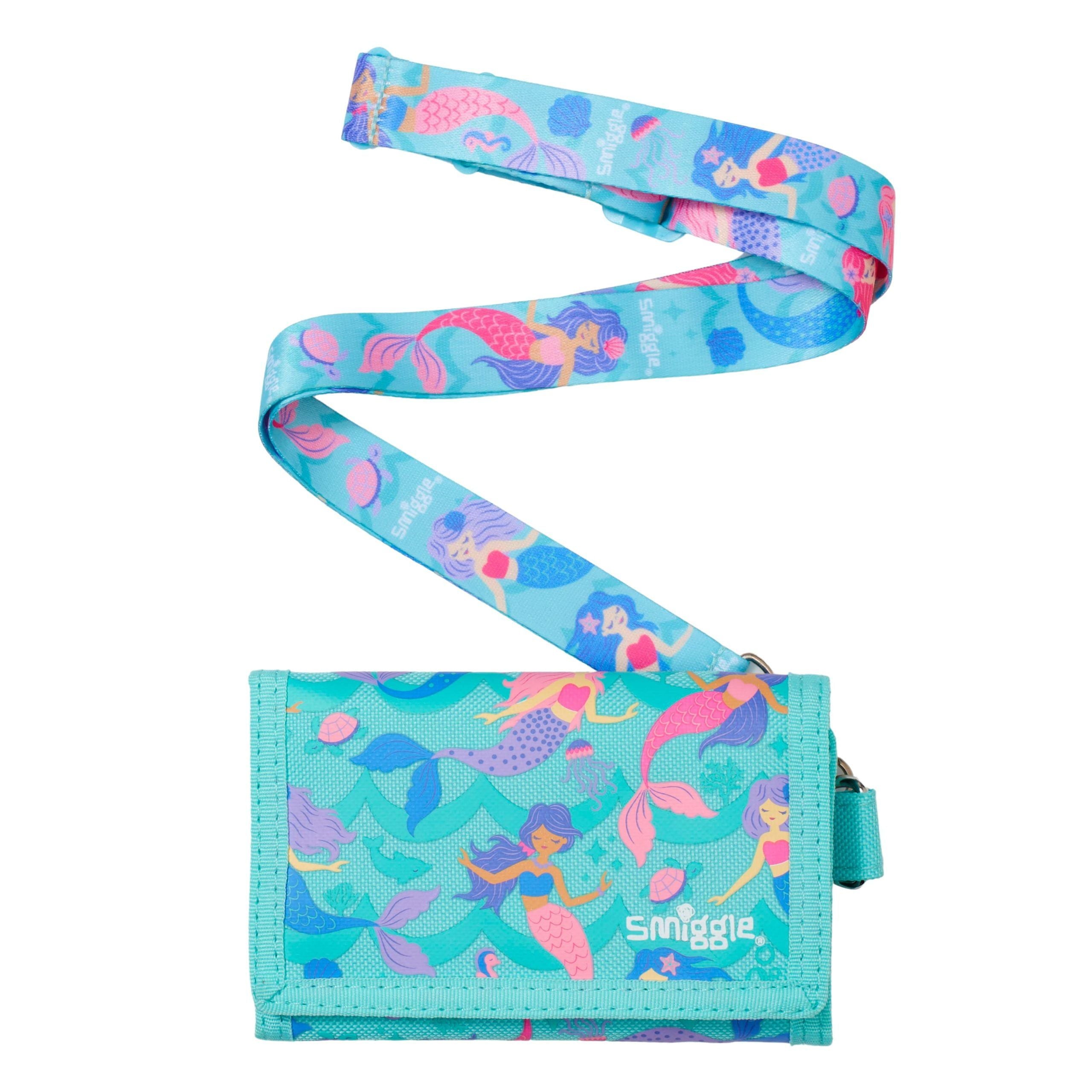 Smiggle - Vibin İpli Çocuk Cüzdanı-Dinossi