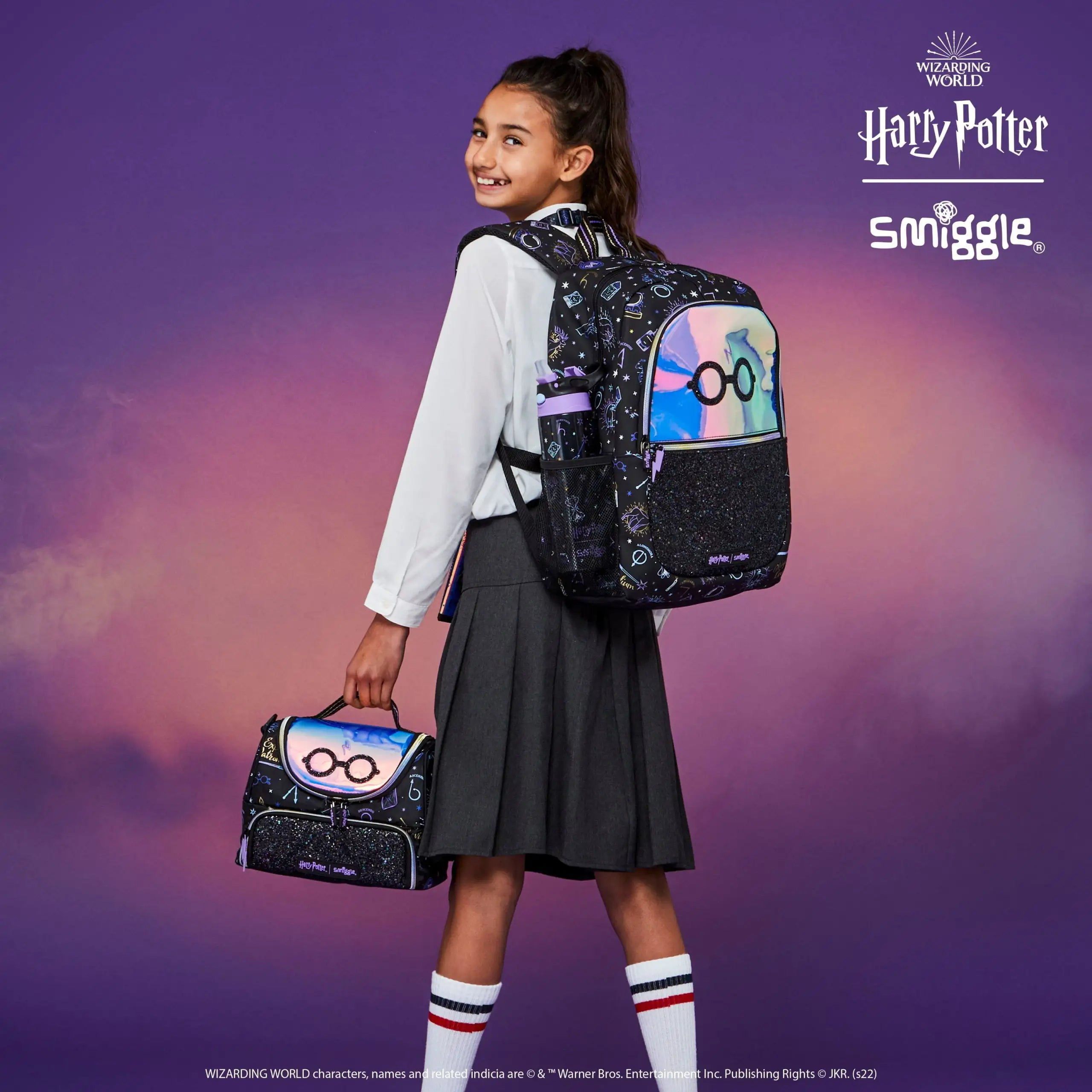 Smiggle - Harry Potter 3'lü Okul Çanta Seti-Dinossi