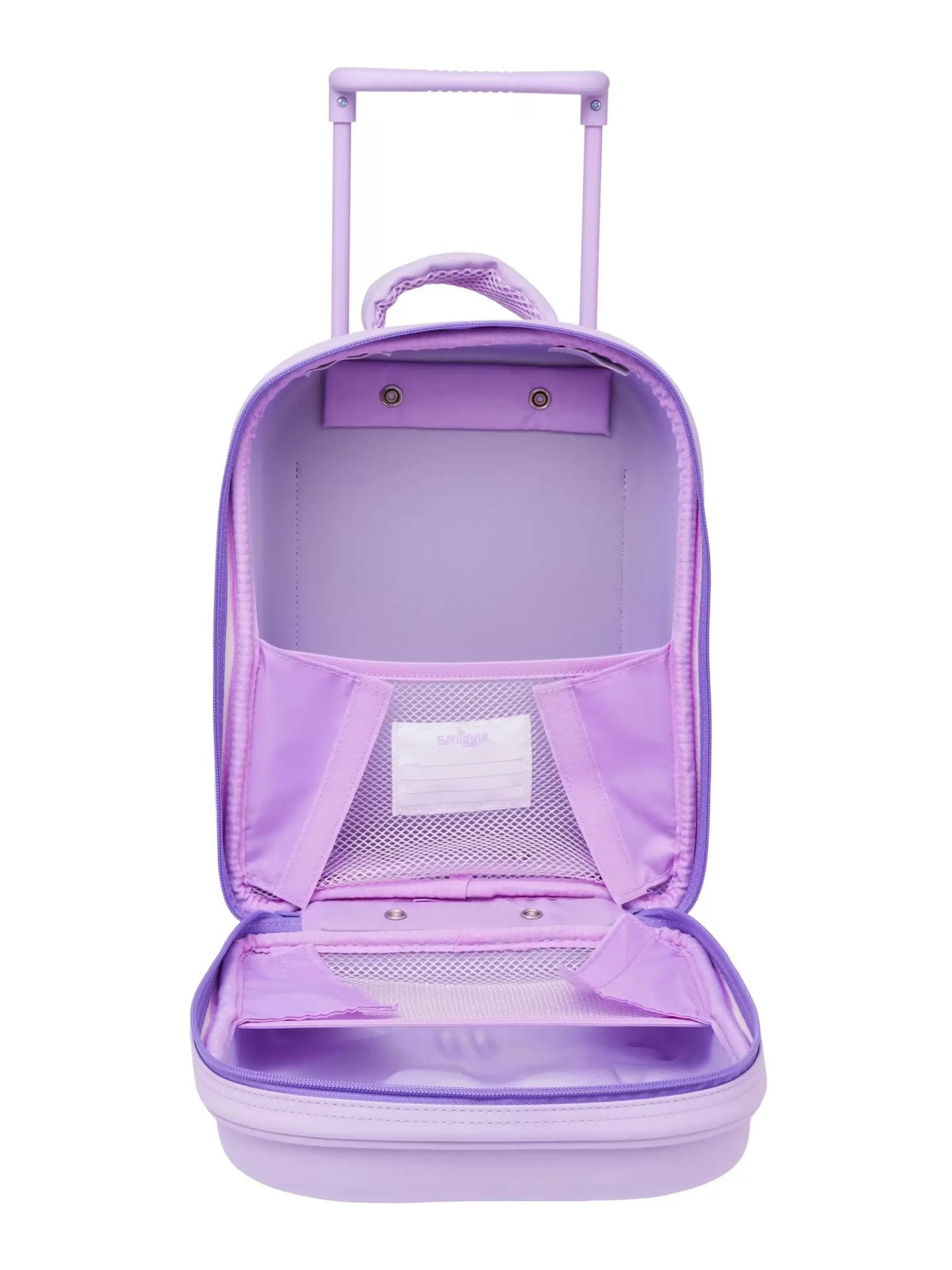 Smiggle - Tekerlekli Çekçekli Anaokulu Okul ve Seyahat Çantası-Dinossi