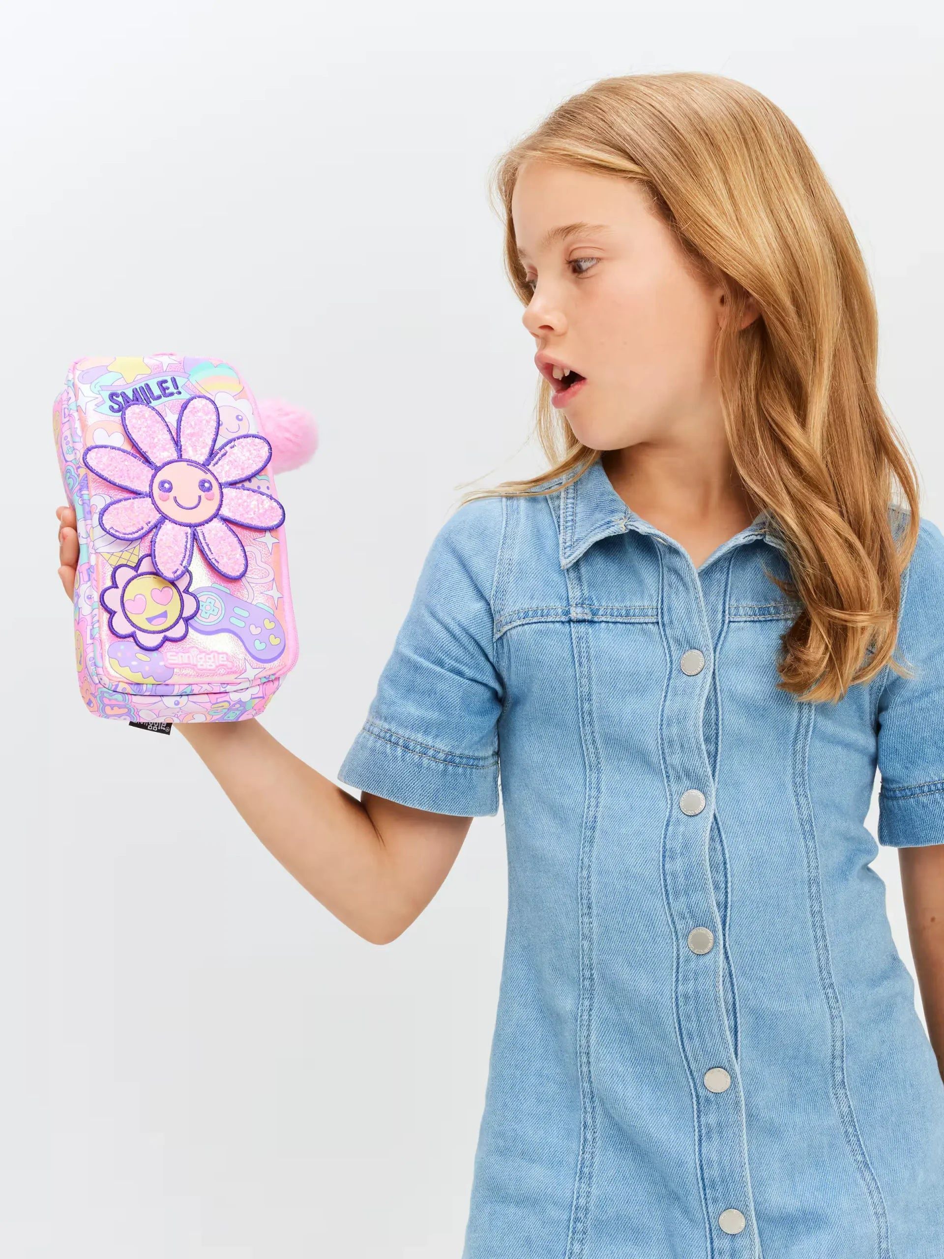 Smiggle - Epik Maceralar Karakter Cep Kalem Kutusu-Dinossi