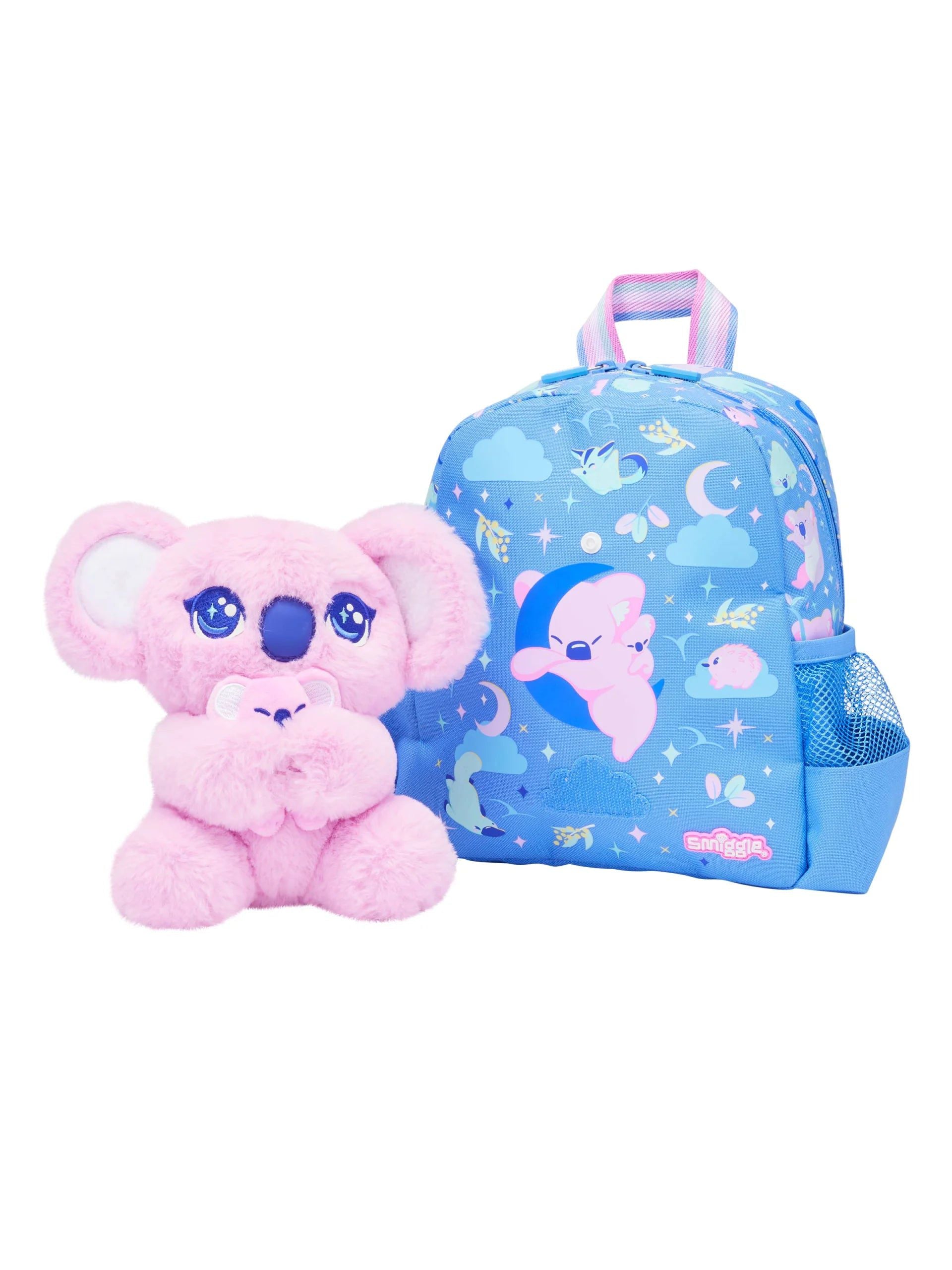 Smiggle - Big Dreams Anaokulu Çıkarılabilir Peluşlu Sırt Çantası-Dinossi