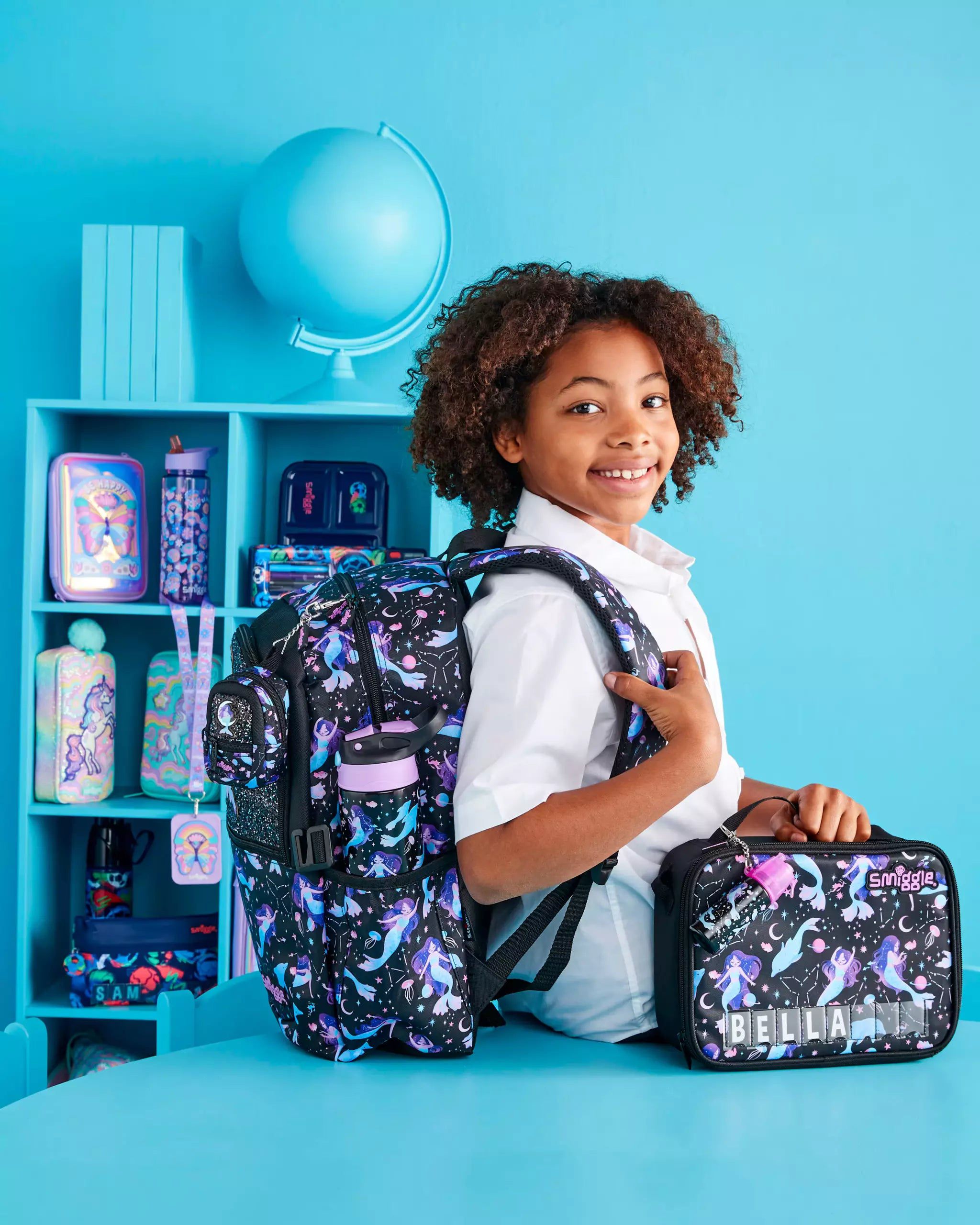 Smiggle – Limitless Klasik Okul Sırt Çantası-Dinossi