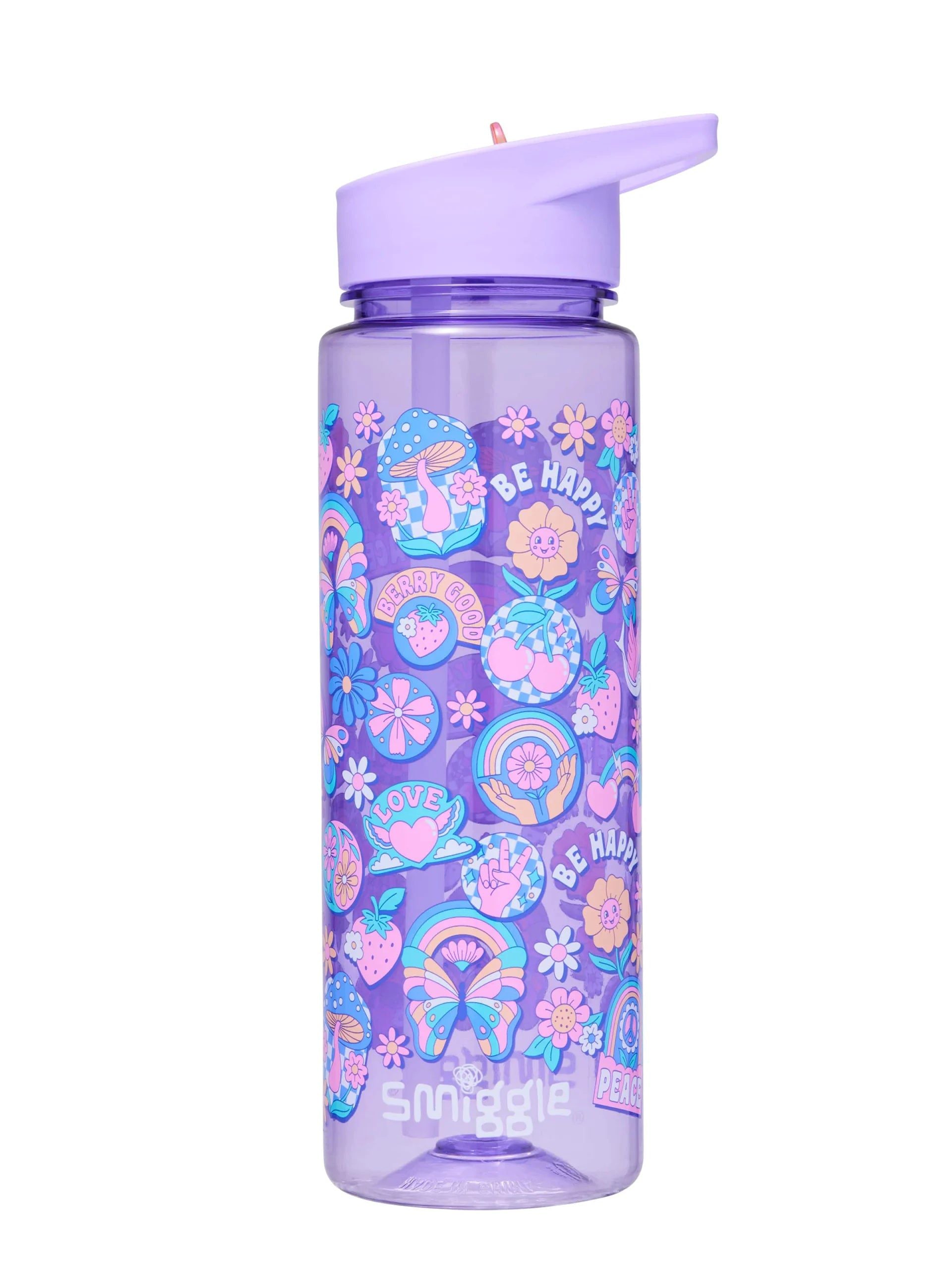 Smiggle - Limitless BPAsız 650ML Pipetli Suluk-Dinossi