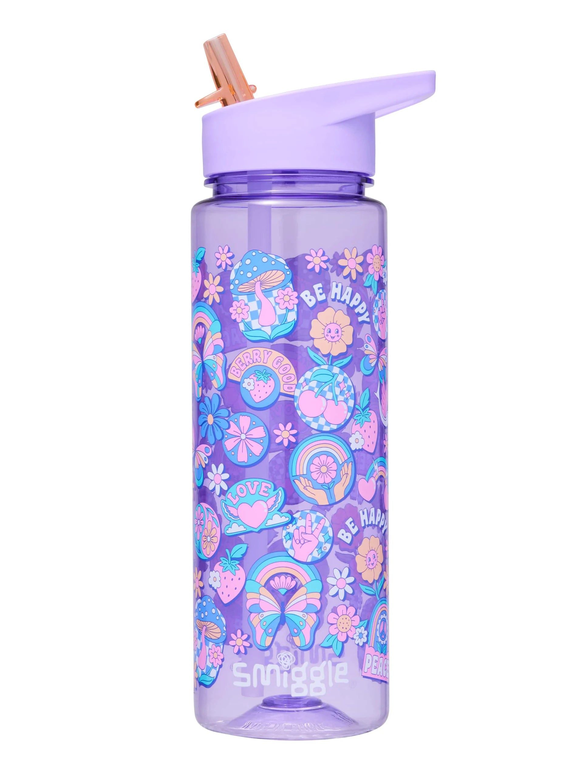 Smiggle - Limitless BPAsız 650ML Pipetli Suluk-Dinossi