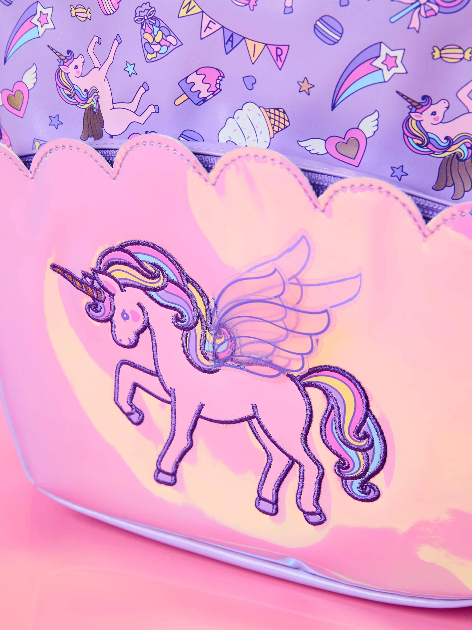 Smiggle - Fun Fair Klasik Okul Sırt Çantası-Dinossi