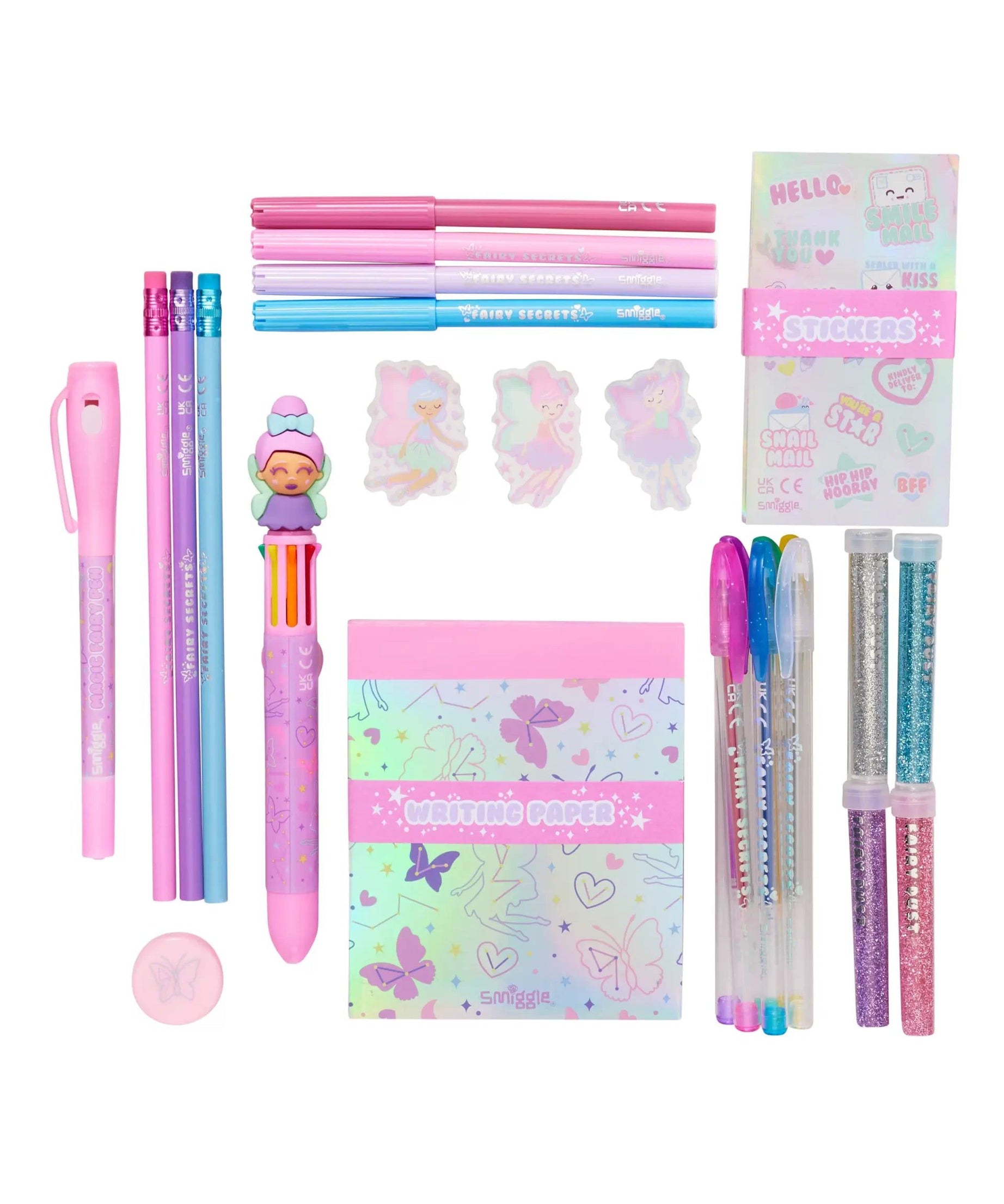 Smiggle - Sırlar Boyama Ve Yazma Seti-Dinossi