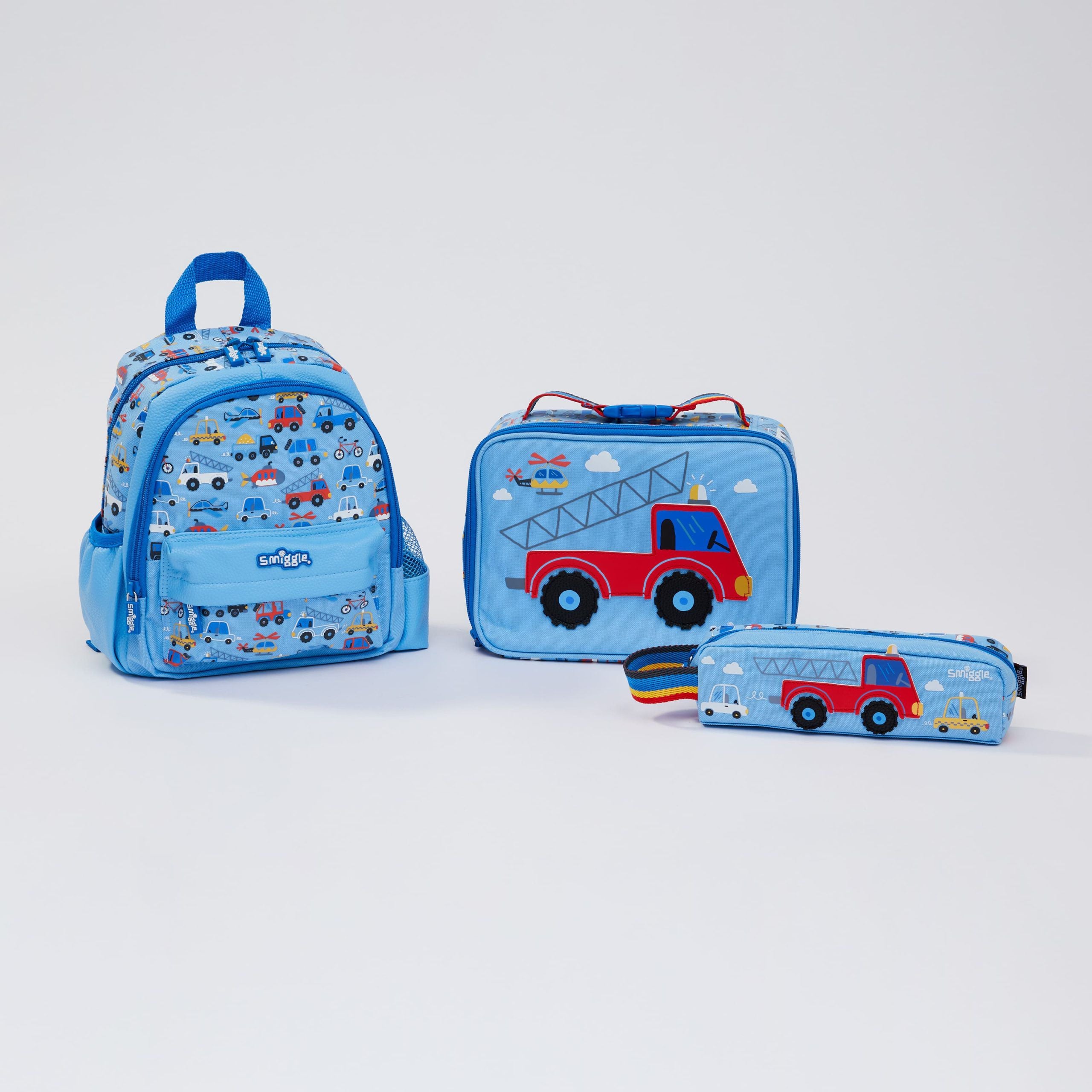 Smiggle - La La Teeny Tiny Kreş Okul Çanta Seti-Dinossi