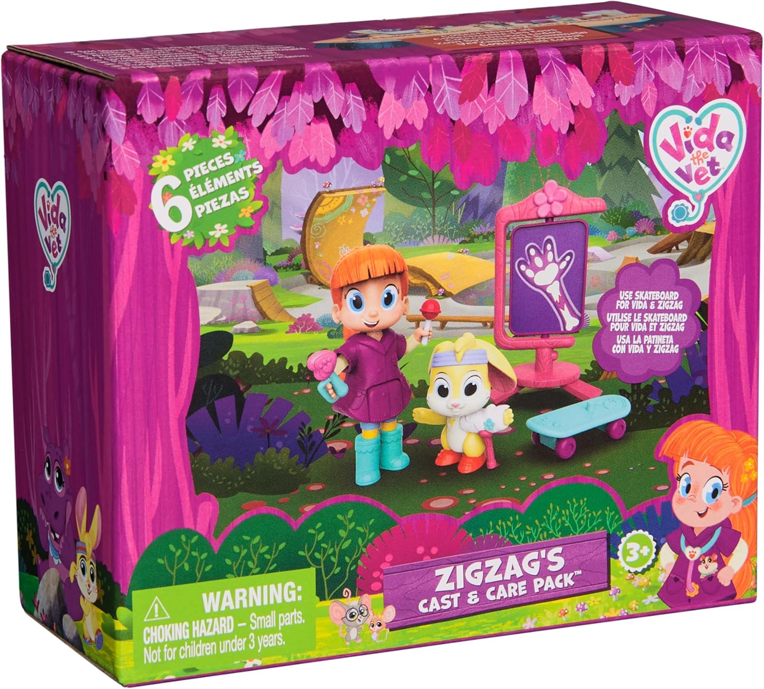 Dinossi - Vida De Dierenarts, Vida & Zig Zag Actiefiguren van Zig Zag