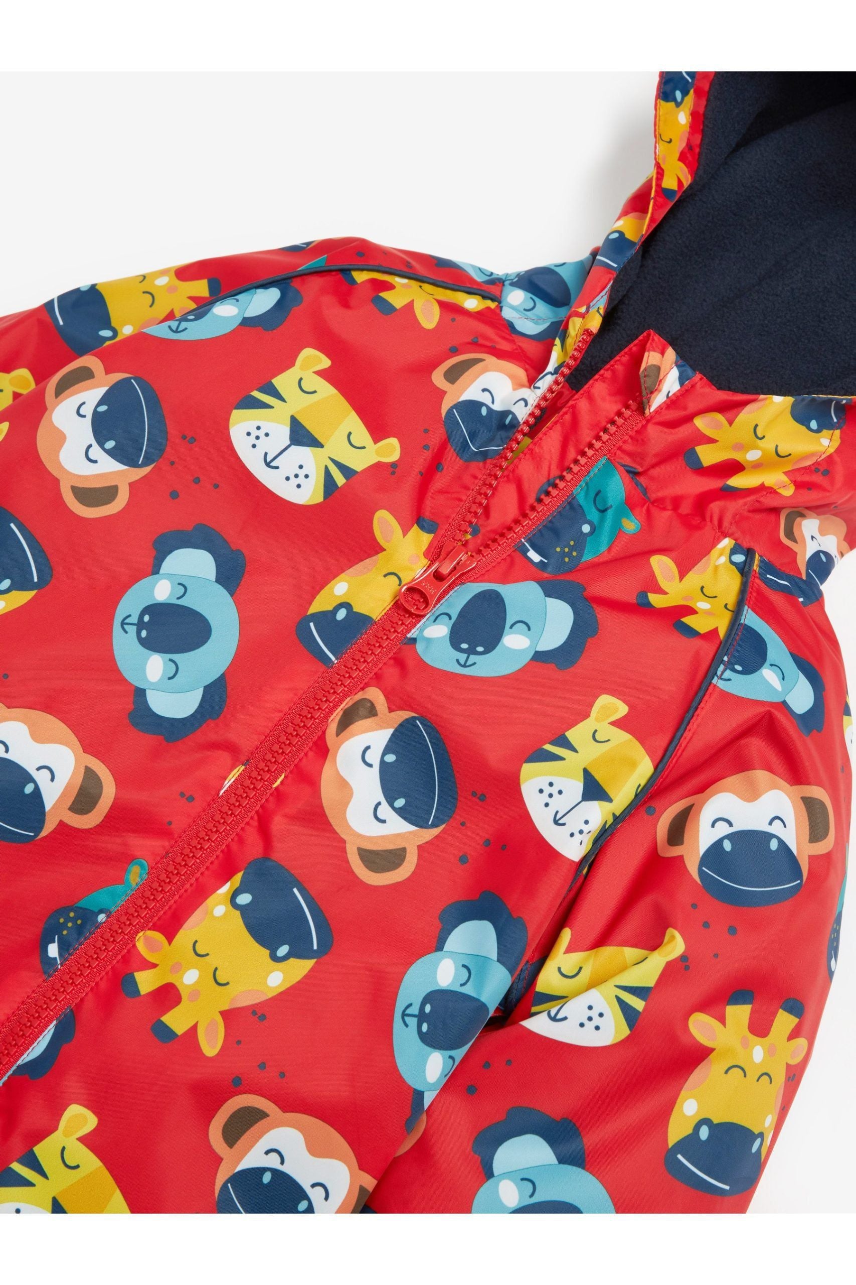 Next - Polar Astarlı Hayvanlar Desenli Çocuk Yağmurluğu - 5-6 Yaş-Dinossi