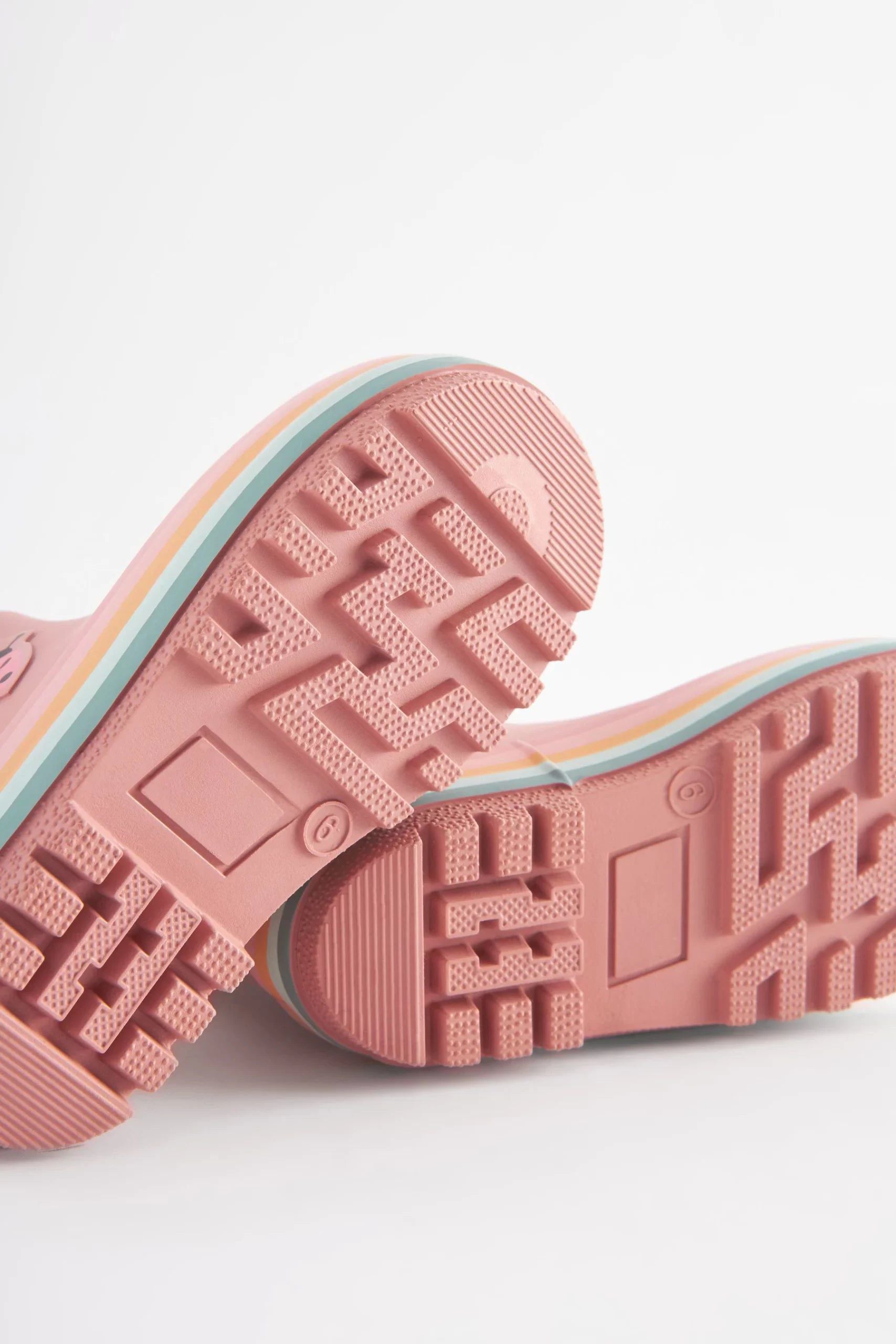 Dinossi - Soft Pembe Yumuşak Tabanlı Kız Çocuk Polarlı Yağmur Çizmesi - 30.5-Dinossi