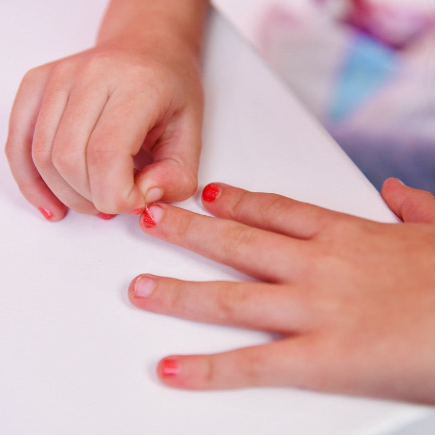 Miss Nella - Glanzende Rode Afpelbare Nagellak