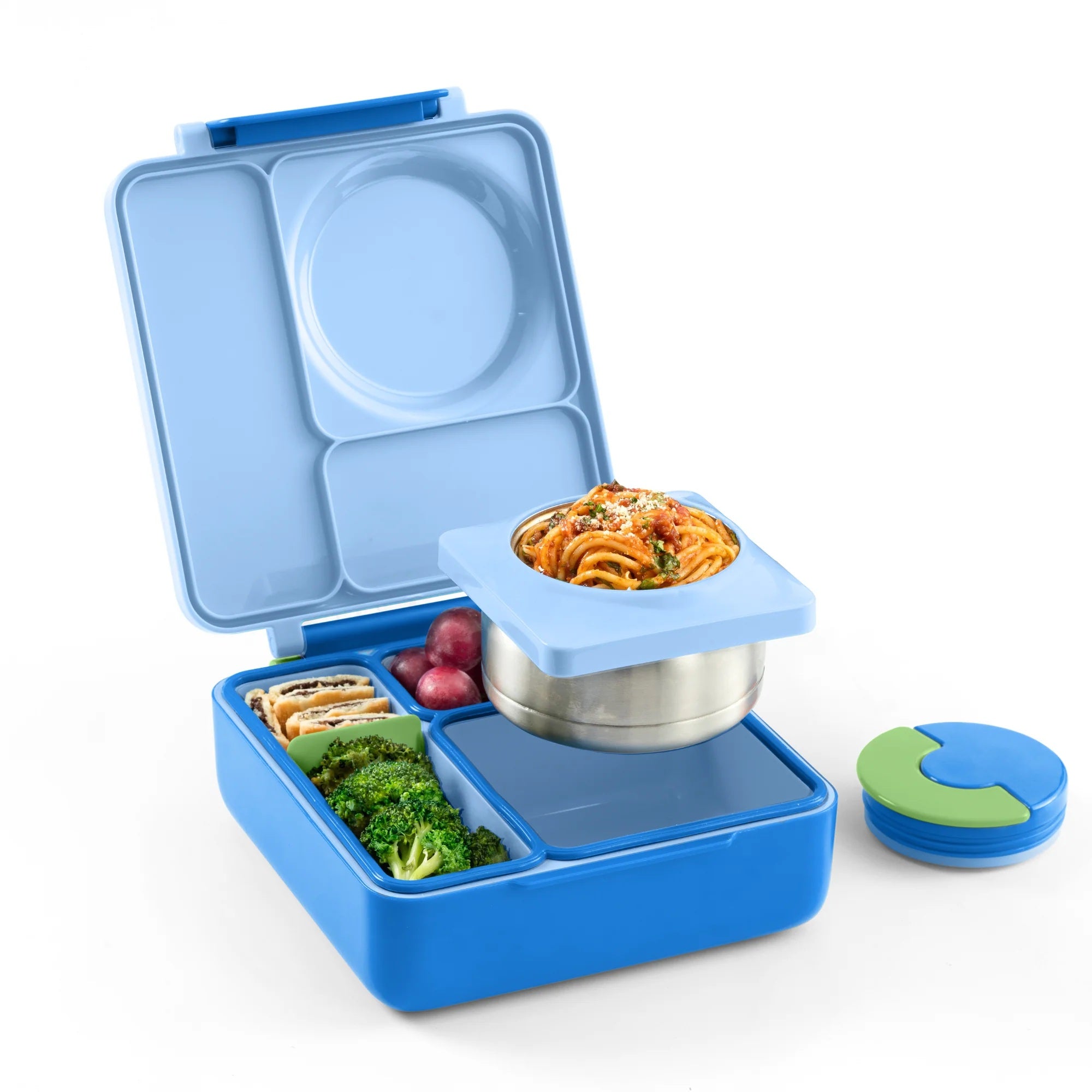 Omiebox - Thermisch Geïsoleerde Zee Blauw Bento Lunchbox