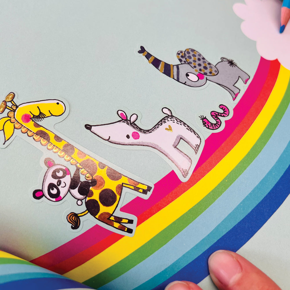 Rachel Ellen - Love Our Planet Sticker Scene Kleur- en Activiteitenboek