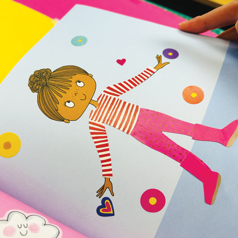 Rachel Ellen - Grl Pwr Sticker Scene Kleur- en Activiteitenboek