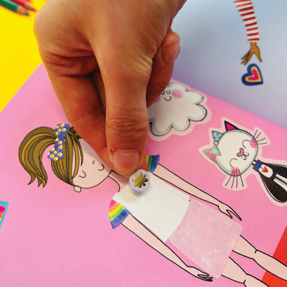 Rachel Ellen - Grl Pwr Sticker Scene Kleur- en Activiteitenboek