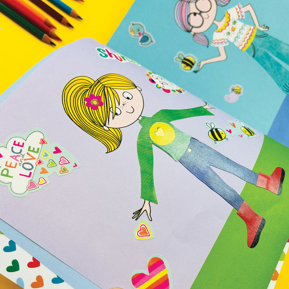 Rachel Ellen - Grl Pwr Sticker Scene Kleur- en Activiteitenboek
