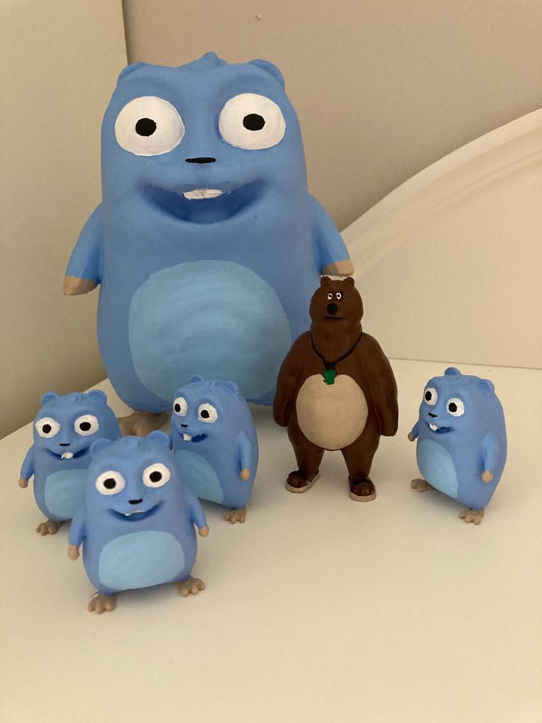 Grizzy ve Lemmingler Figür Oyuncakları - Tüm Seti İstiyorum-Dinossi