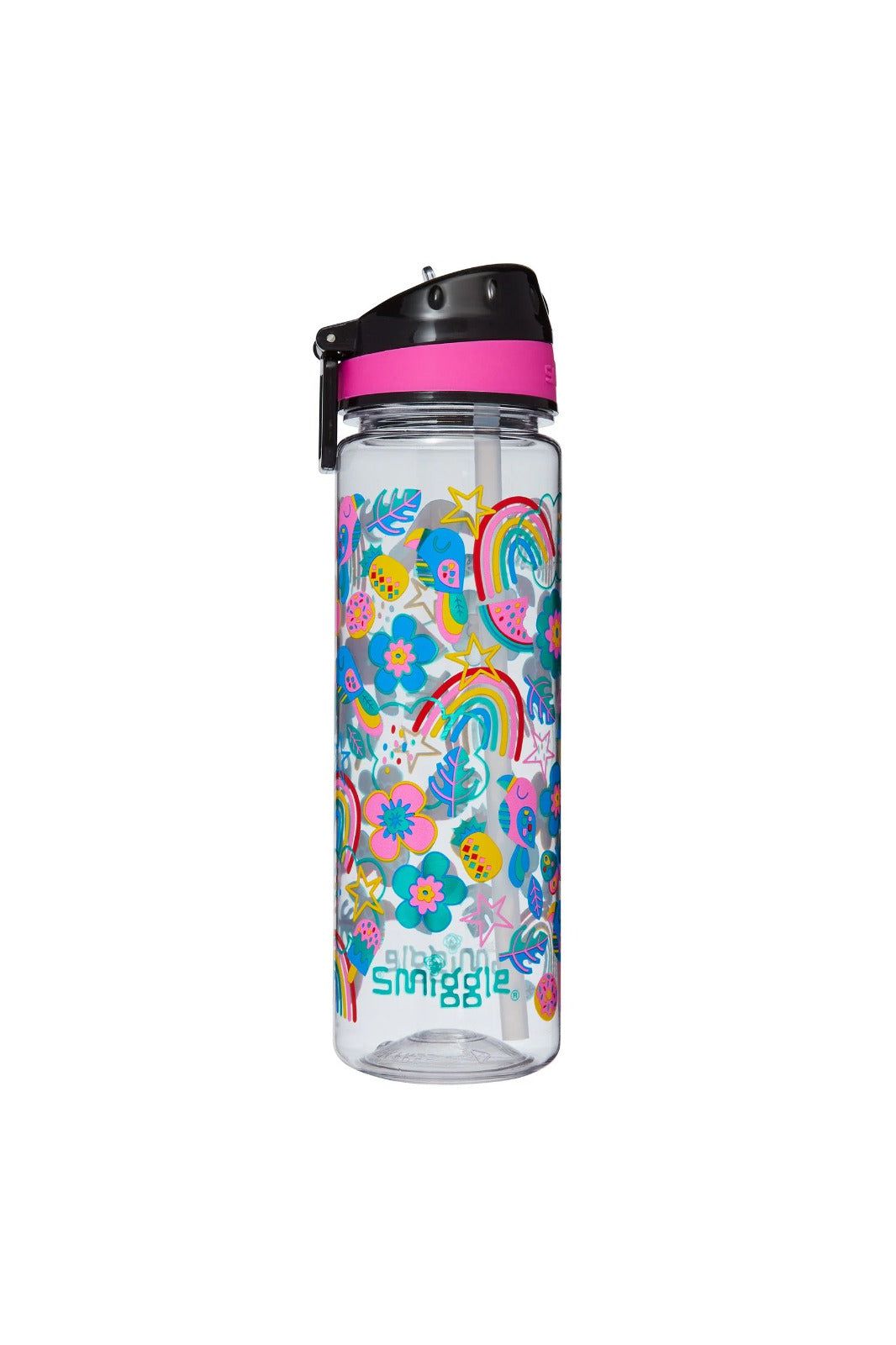 Smiggle - Drift Drink Up Plastik İçecek Şişesi 650Ml-Dinossi