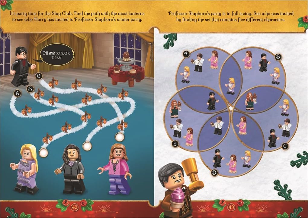 Buster Books - Lego Harry Potter Magische Kerstfiguur Speelgoed Engels Activiteiten- en Verhalenboek