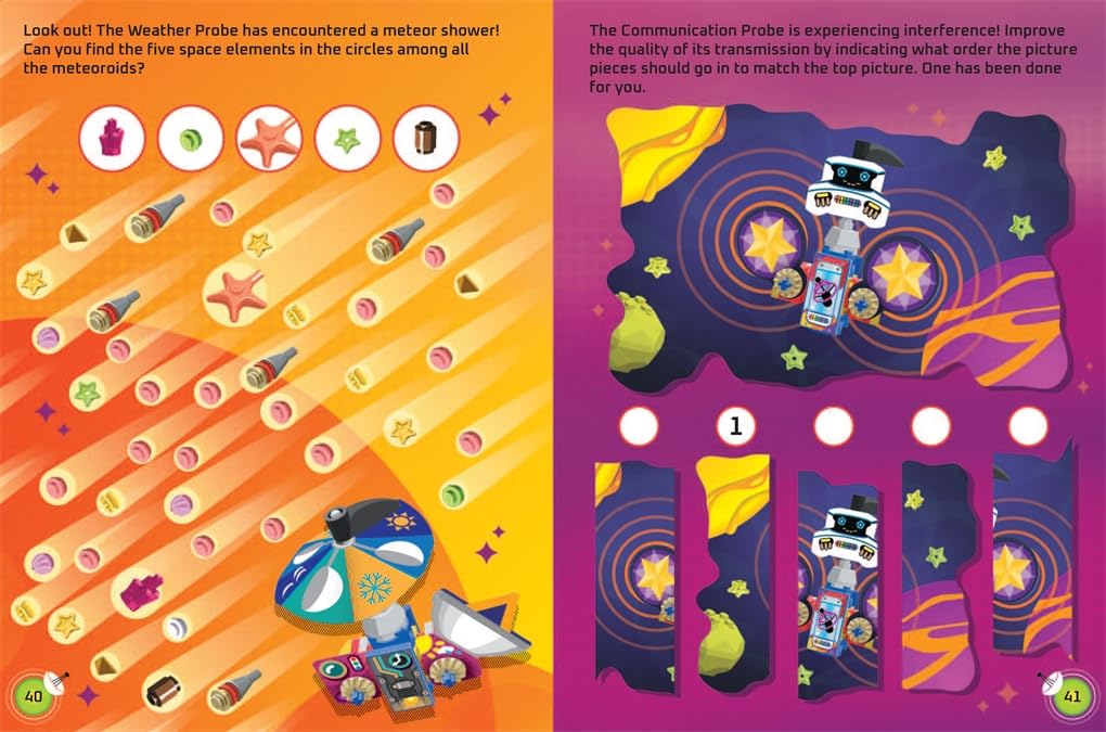 Buster Books - Lego Bouw en Plak Figuren Speelgoed Engels Activiteiten- en Verhalenboek