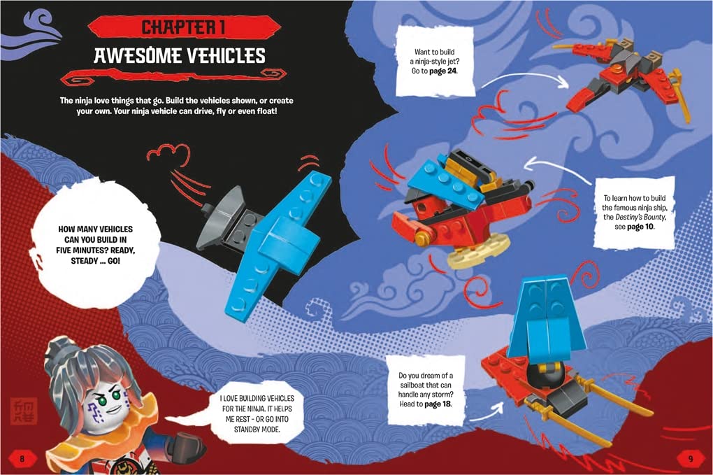 Buster Books - Lego Ninjago Figuren Speelgoed Engels Activiteiten- en Verhalenboek