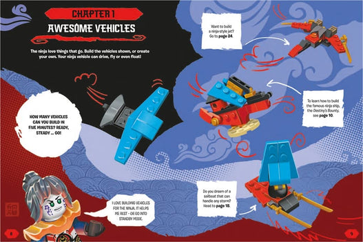 Buster Books - Lego Ninjago Figuren Speelgoed Engels Activiteiten- en Verhalenboek