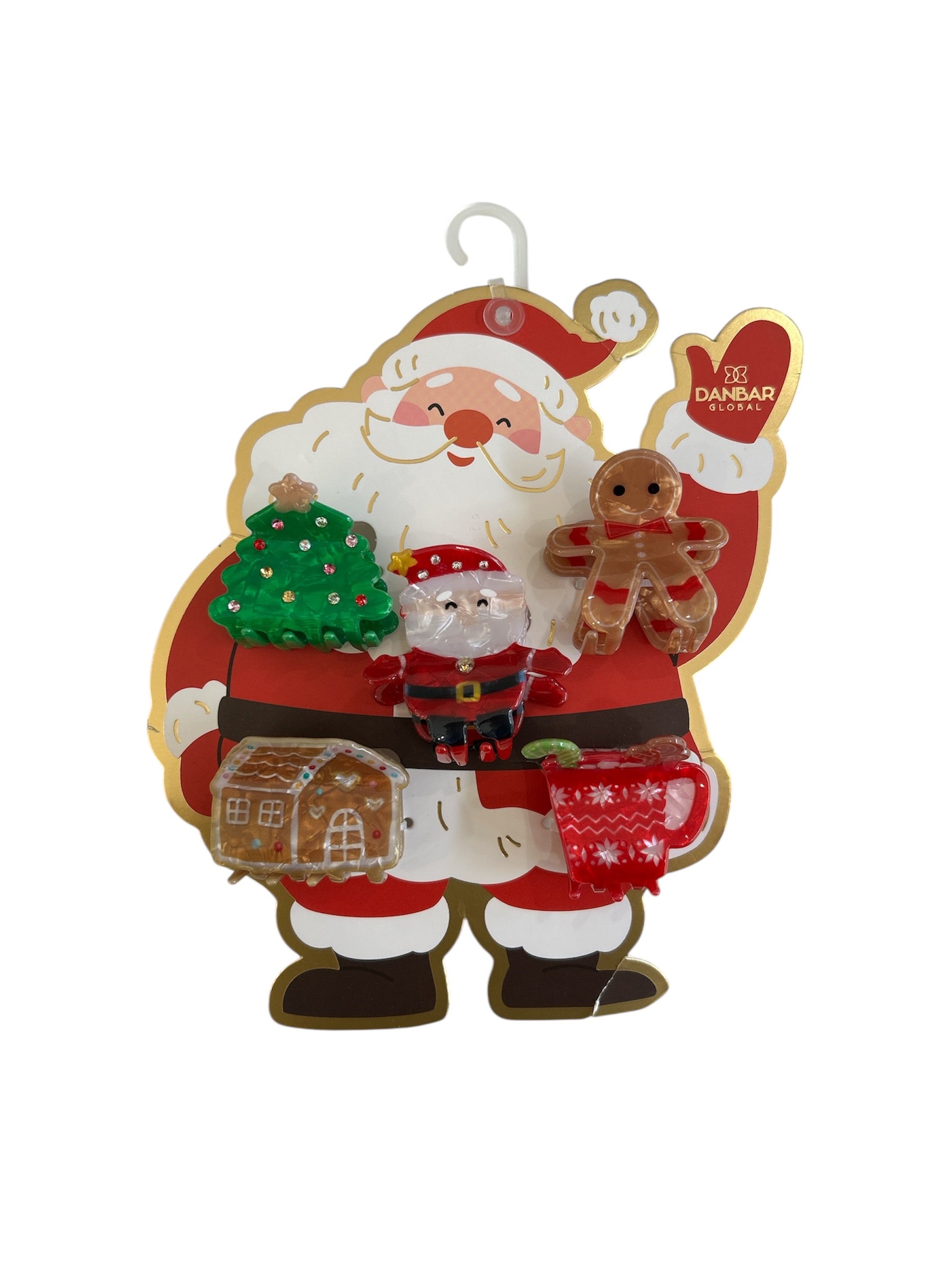 Dinossi - 5-delige Kerstmis Kinder Haarspeldenset