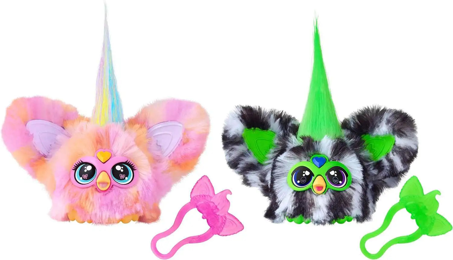 Hasbro - Mini Furby Furblets May-May en Greenie-Meanie 2-delige Speelgoedset