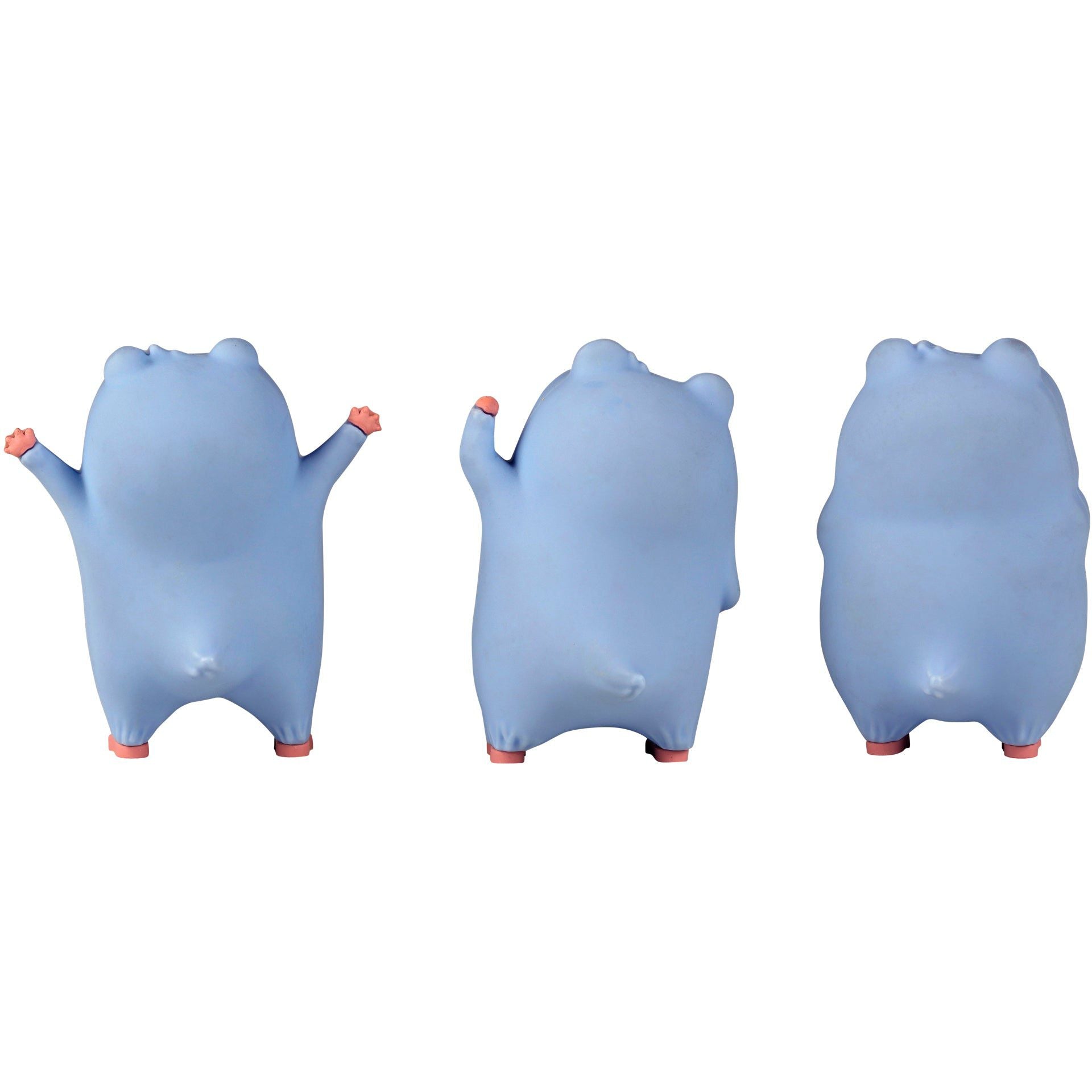 Grizzy ve Lemmingler - 3lü Leming Figür Oyuncağı-Dinossi