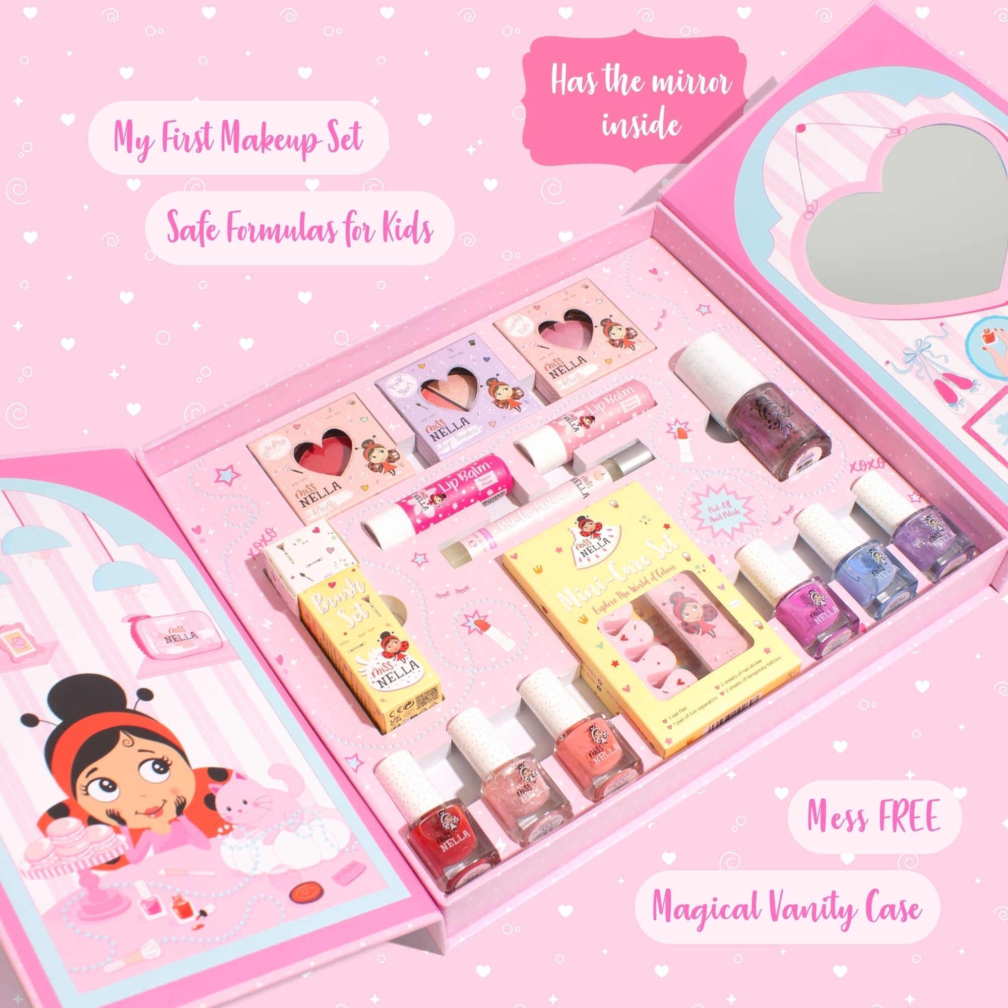 Miss Nella - Niet-toxisch Natuurlijk Schminkpakket