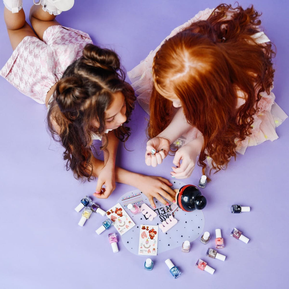 Miss Nella - Glanzende Groene Glinsterende Afpelbare Nagellak