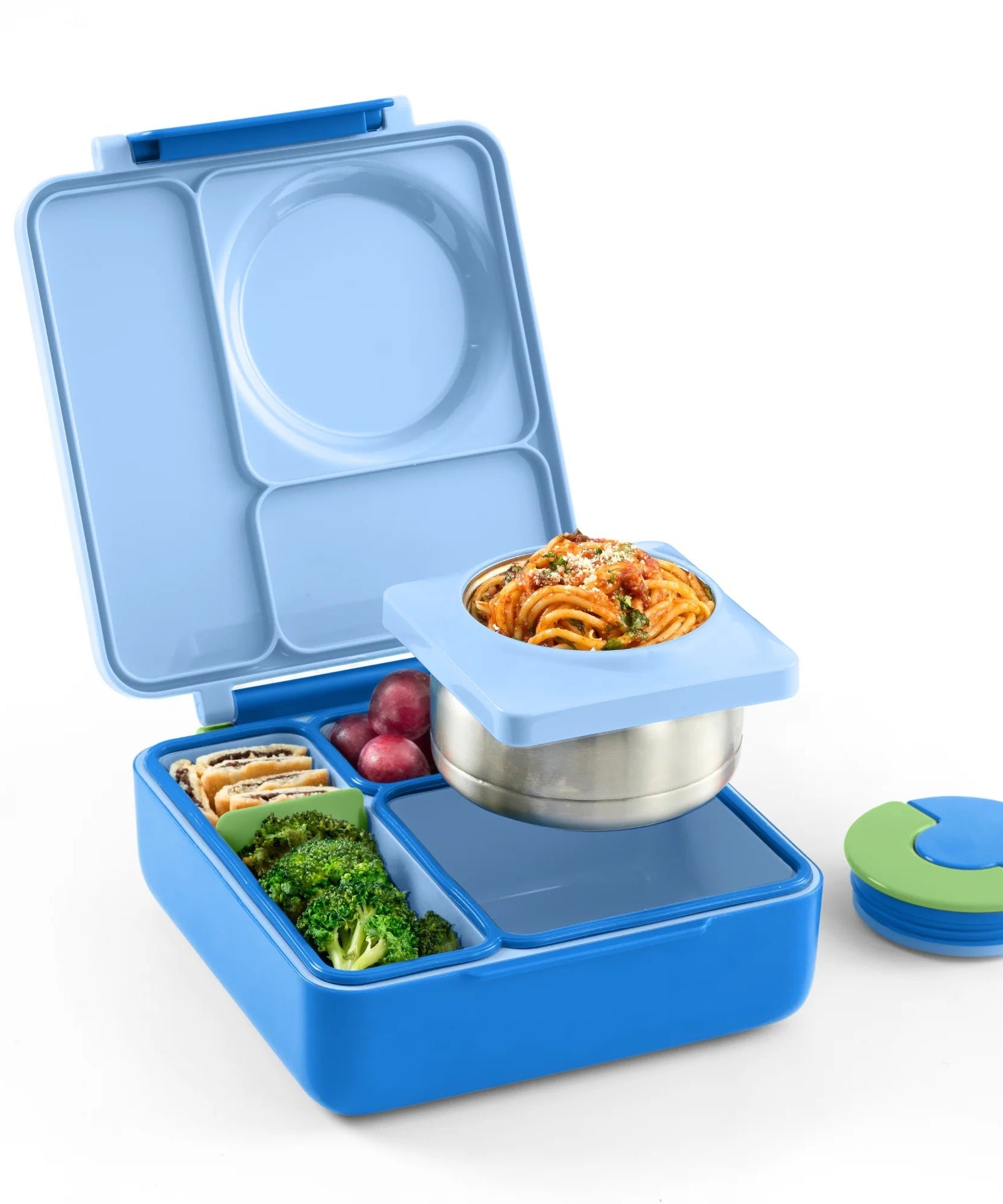 Omiebox - Thermisch Geïsoleerde Zee Blauw Bento Lunchbox