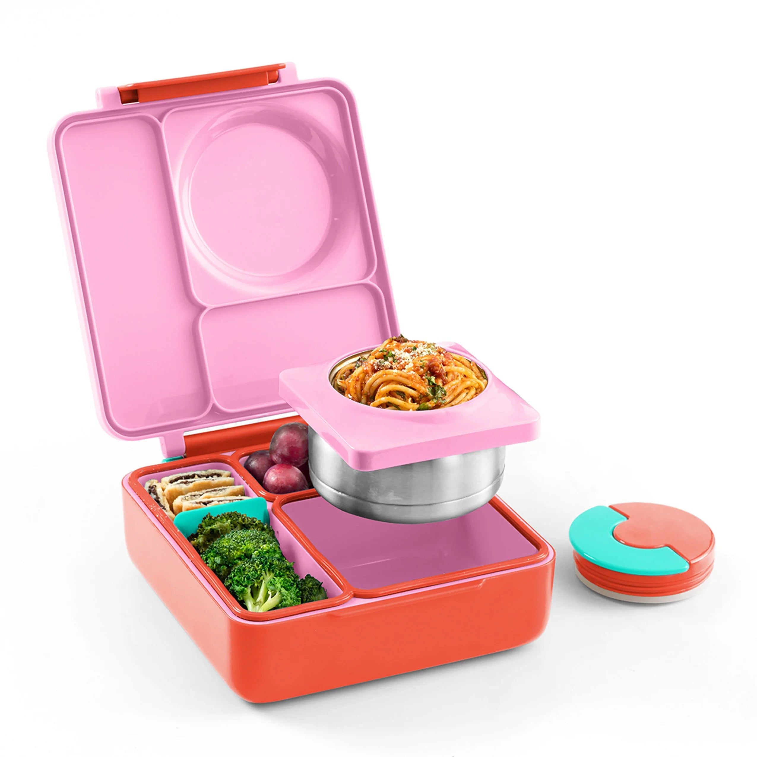 OmieBox - Geïsoleerde Roze Bento Lunchbox