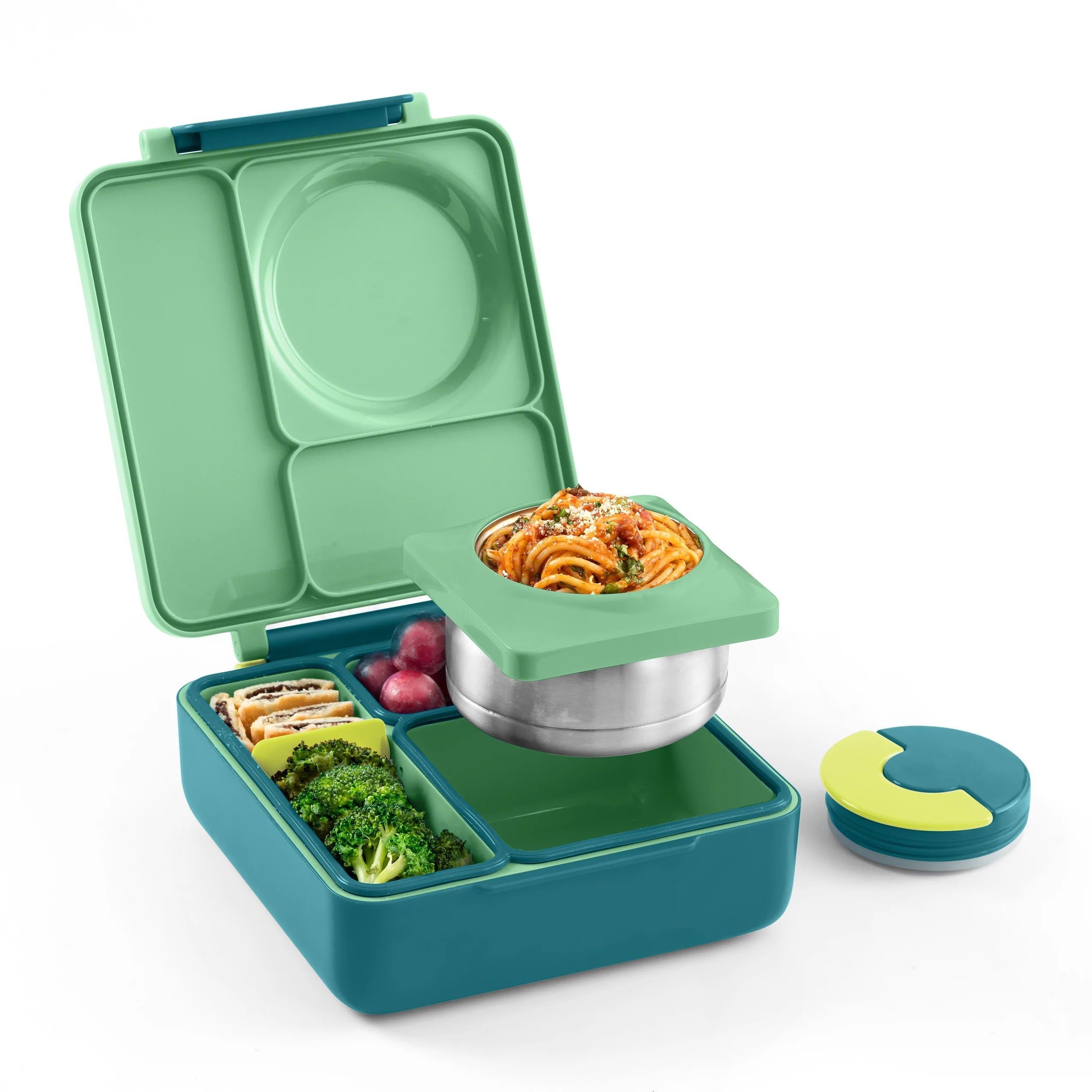 OmieBox - Geïsoleerde Groene Bento Lunchbox