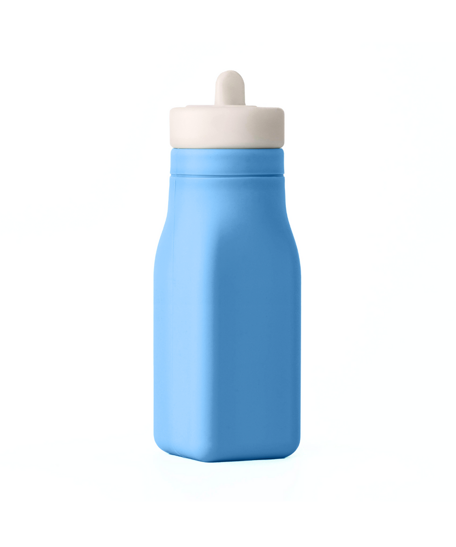 Omiebox - OmieBottle BPA-vrije siliconen drinkfles blauw