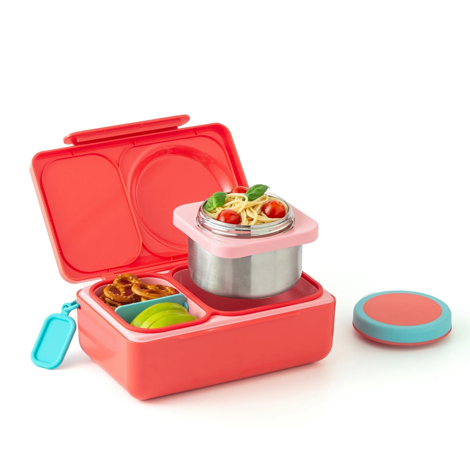 Omiebox - UP Warmte Geïsoleerde 2e Generatie Kersenroze Bento Lunchbox