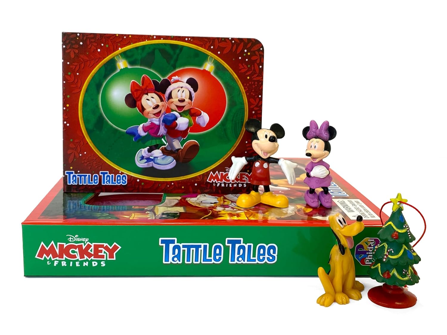 Phidal - Mickey en Vrienden Kerstplezier Figuren Speelgoed Engels Activiteiten- en Verhalenboek