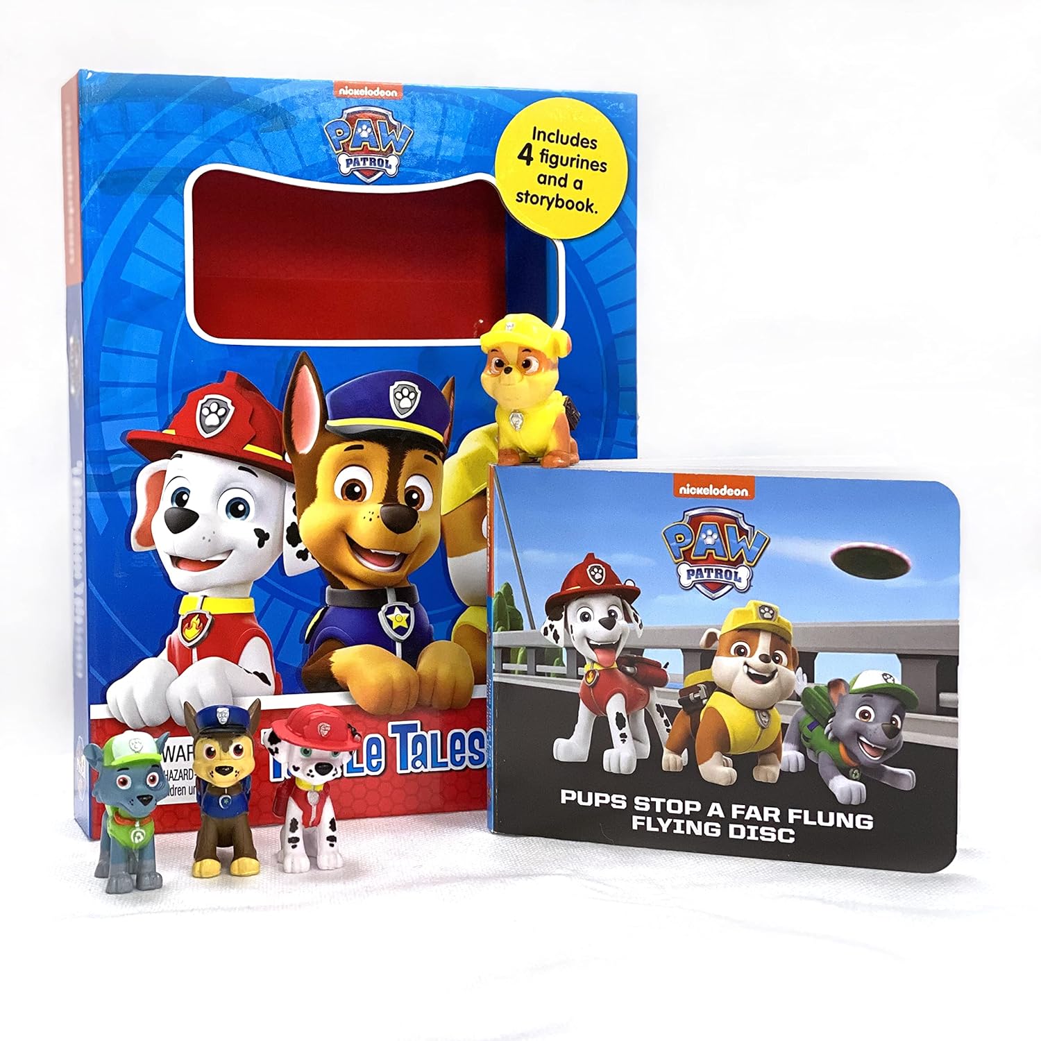 Phidal - Paw Patrol Tattle Tales Figuren Speelgoed Engels Activiteiten- en Verhalenboek